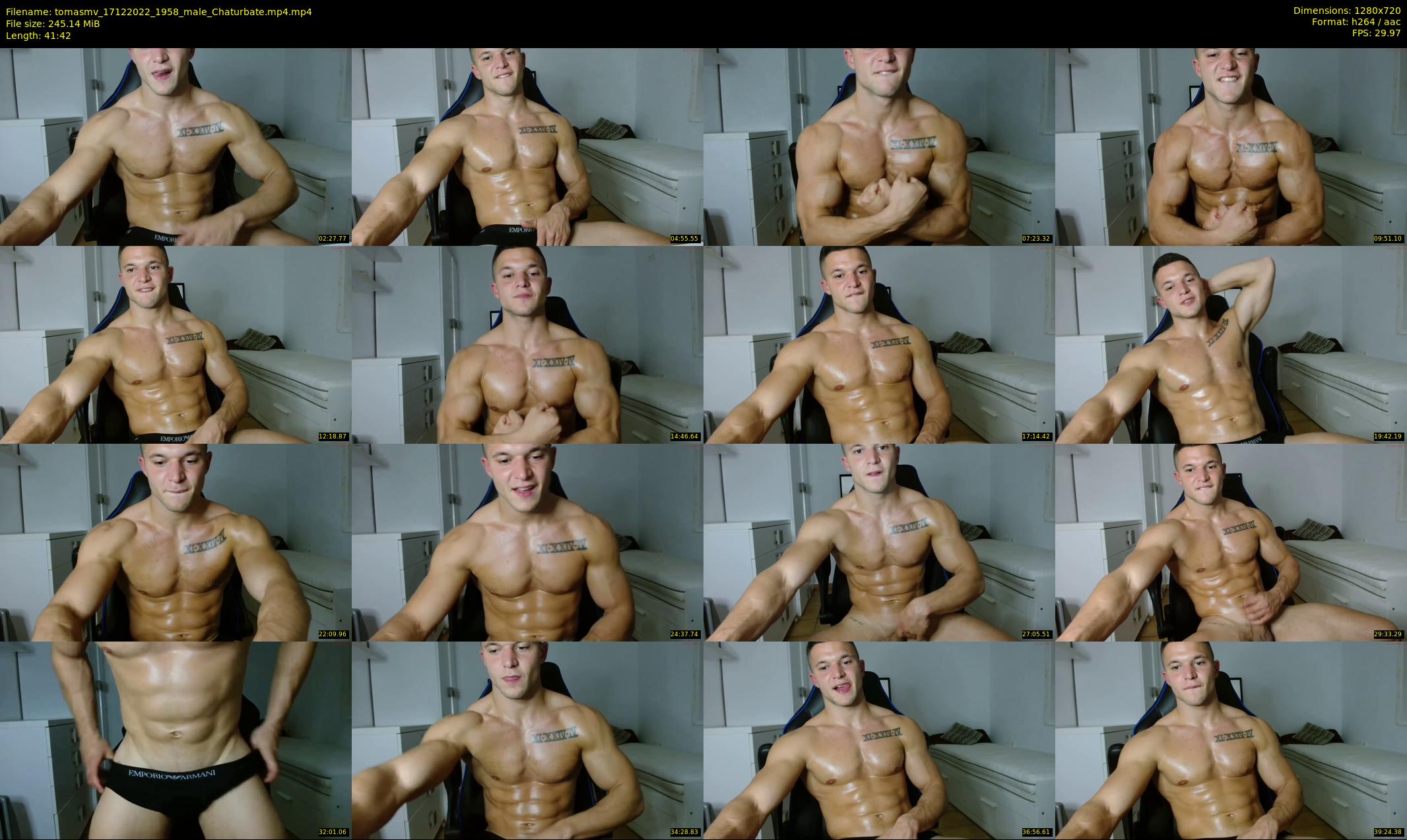 tomasmv — 42 minute Chaturbate male cam show recording, 720p, Dec 17, 2022