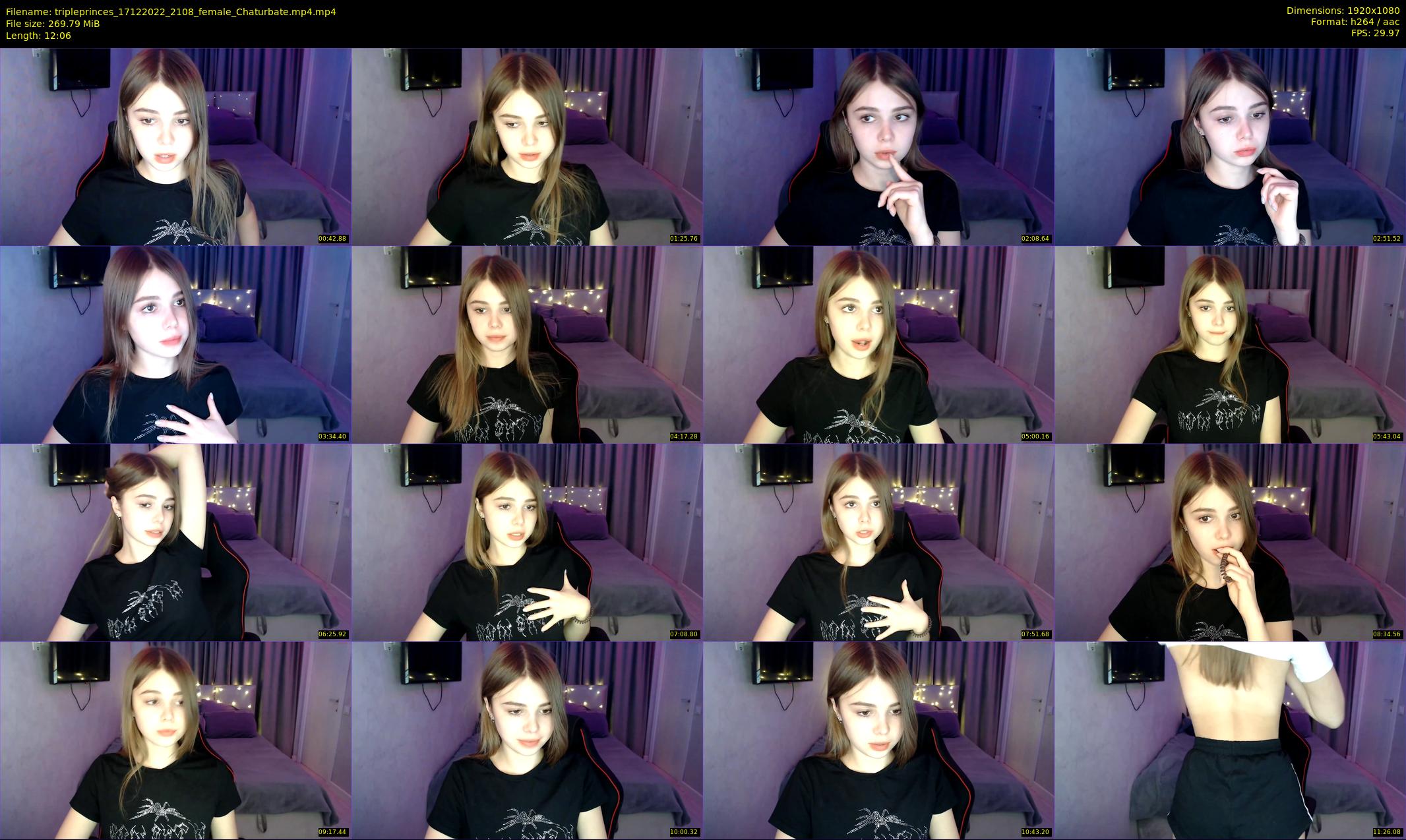 tripleprinces — 13 minute Chaturbate female cam show recording, 1080p, Dec 17, 2022