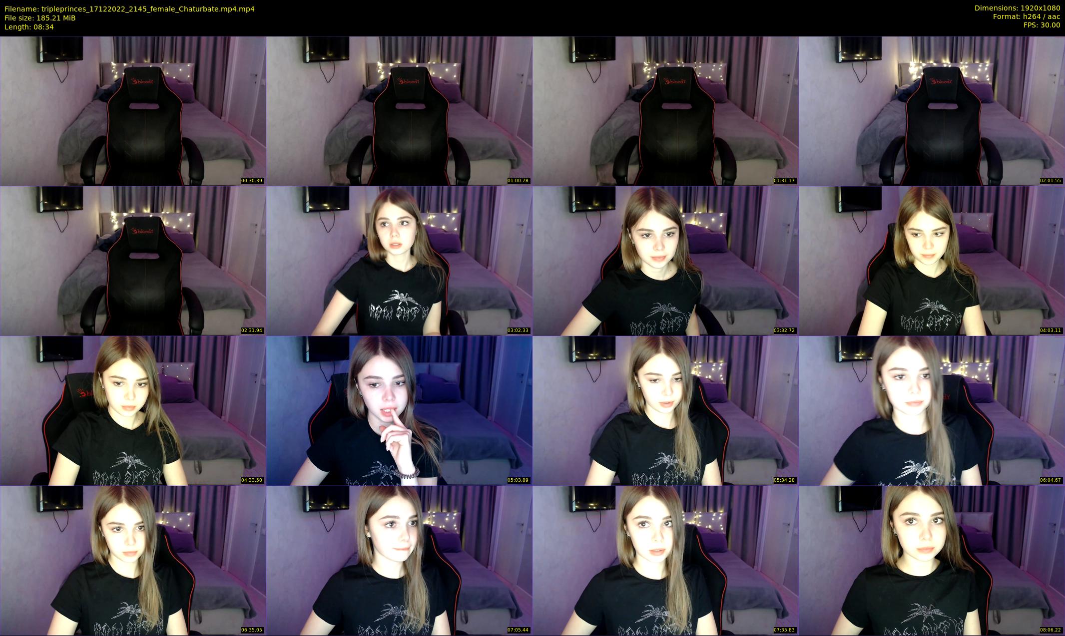 tripleprinces — 9 minute Chaturbate female cam show recording, 1080p, Dec 17, 2022
