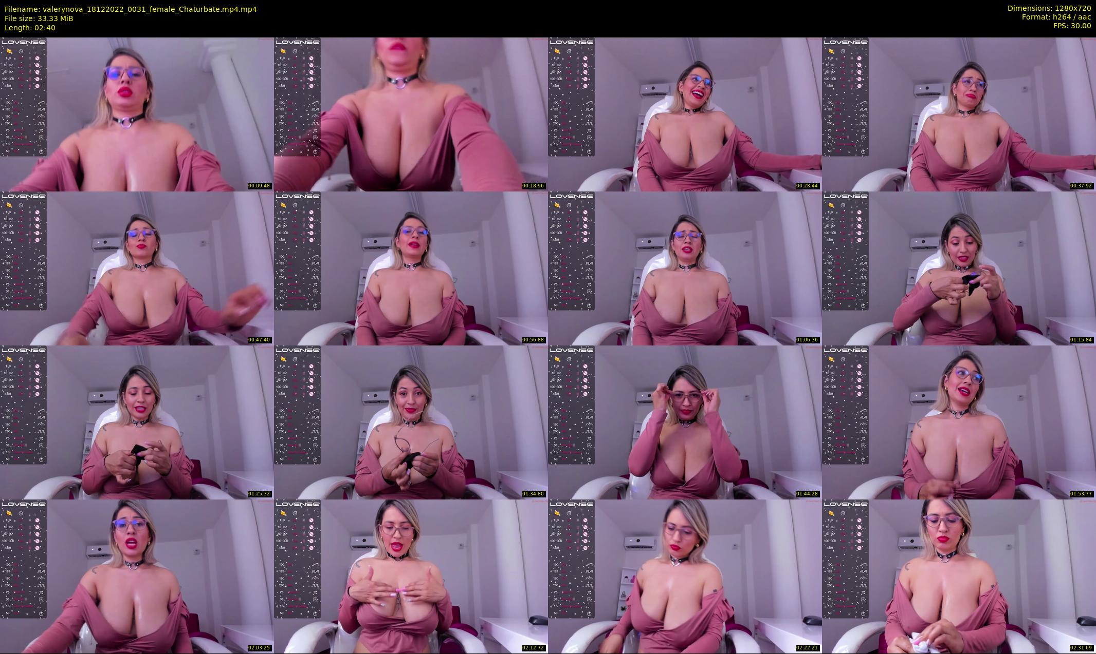 valerynova — 3 minute Chaturbate female cam show recording, 720p, Dec 18, 2022