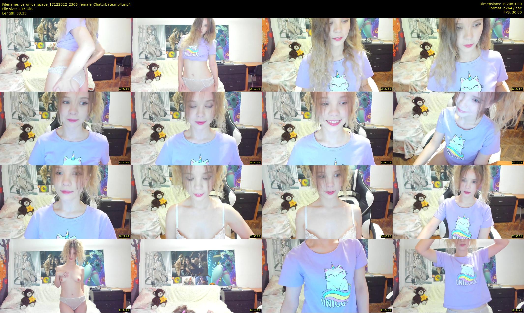 veronica_space — 54 minute Chaturbate female cam show recording, 1080p, Dec 17, 2022