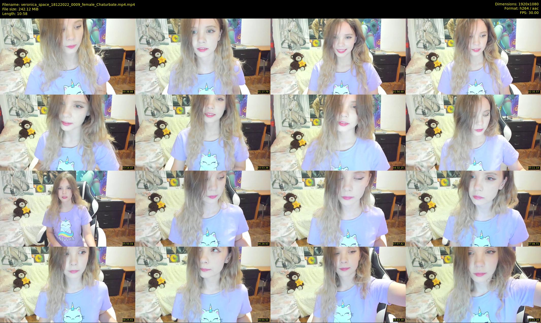 veronica_space — 11 minute Chaturbate female cam show recording, 1080p, Dec 18, 2022