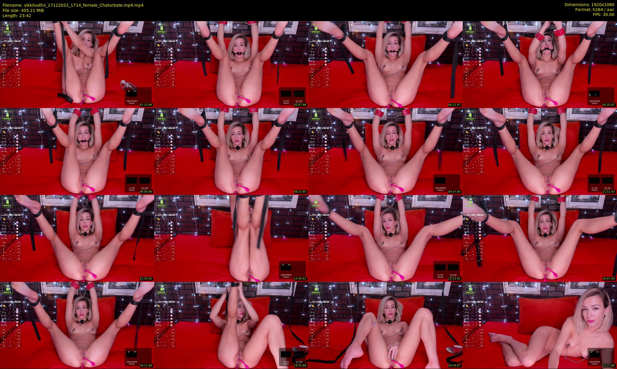 vikkilustful — 24 minute Chaturbate female cam show recording, 1080p, Dec 17, 2022