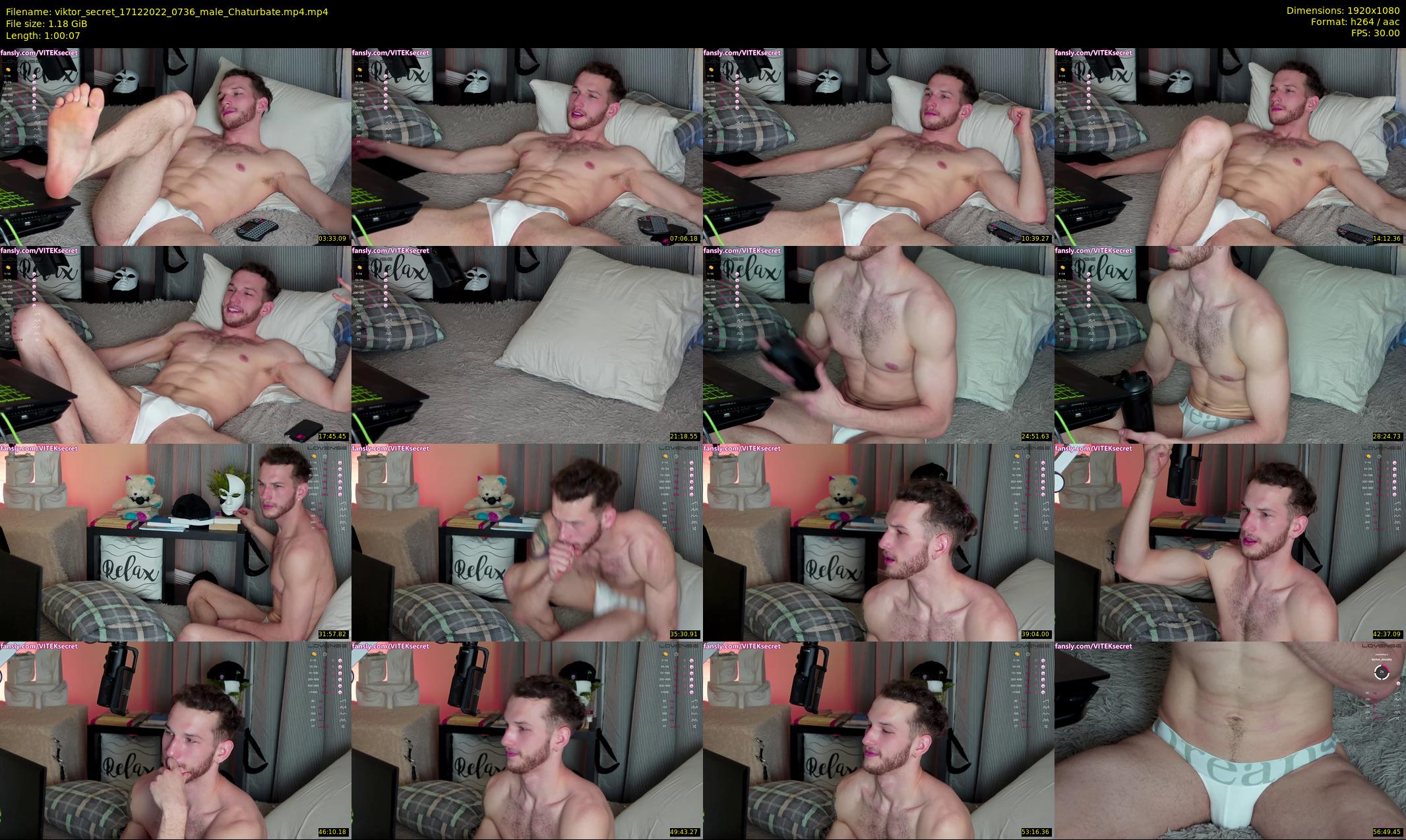 viktor_secret — 61 minute Chaturbate male cam show recording, 1080p, Dec 17, 2022