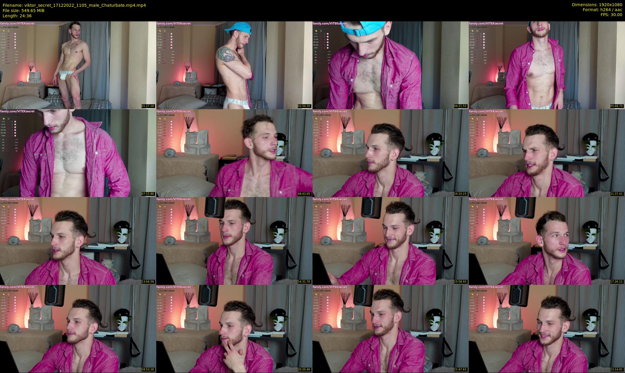 viktor_secret — 25 minute Chaturbate male cam show recording, 1080p, Dec 17, 2022