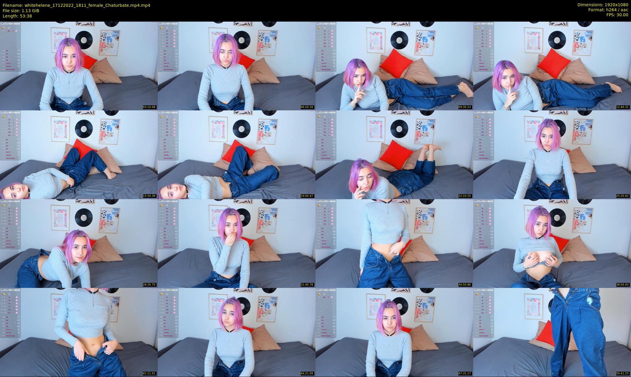 whitehelene — 54 minute Chaturbate female cam show recording, 1080p, Dec 17, 2022