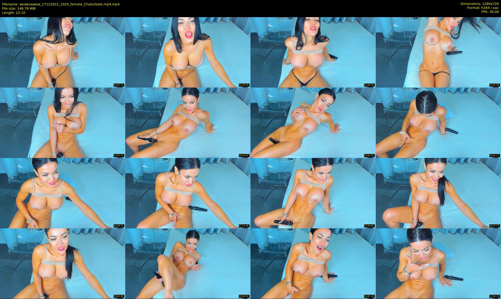 wowevawow — 13 minute Chaturbate female cam show recording, 720p, Dec 17, 2022
