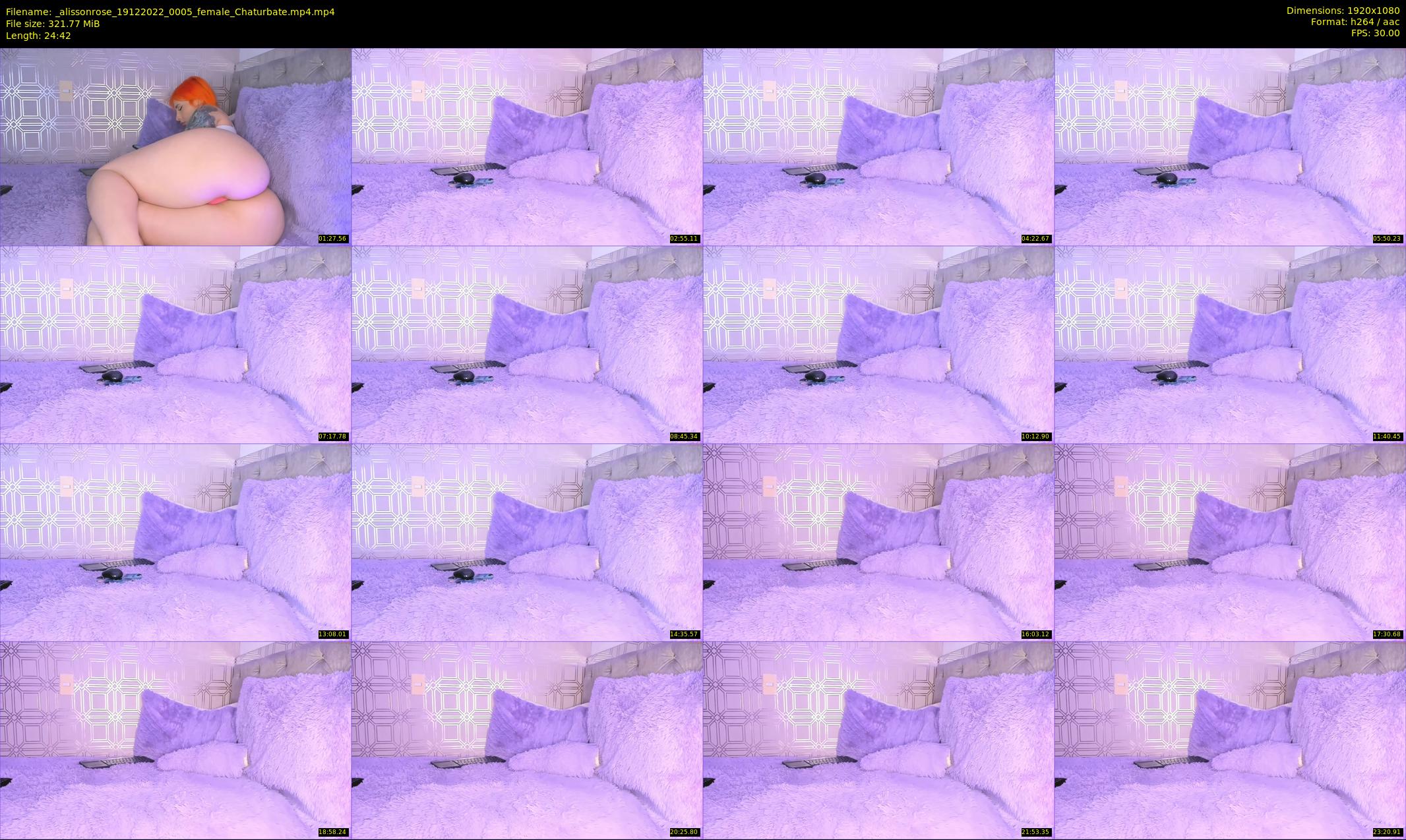 _alissonrose — 25 minute Chaturbate female cam show recording, 1080p, Dec 19, 2022
