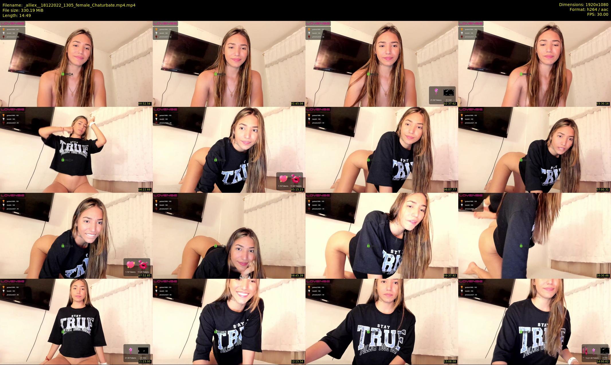 _alliex_ — 15 minute Chaturbate female cam show recording, 1080p, Dec 18, 2022
