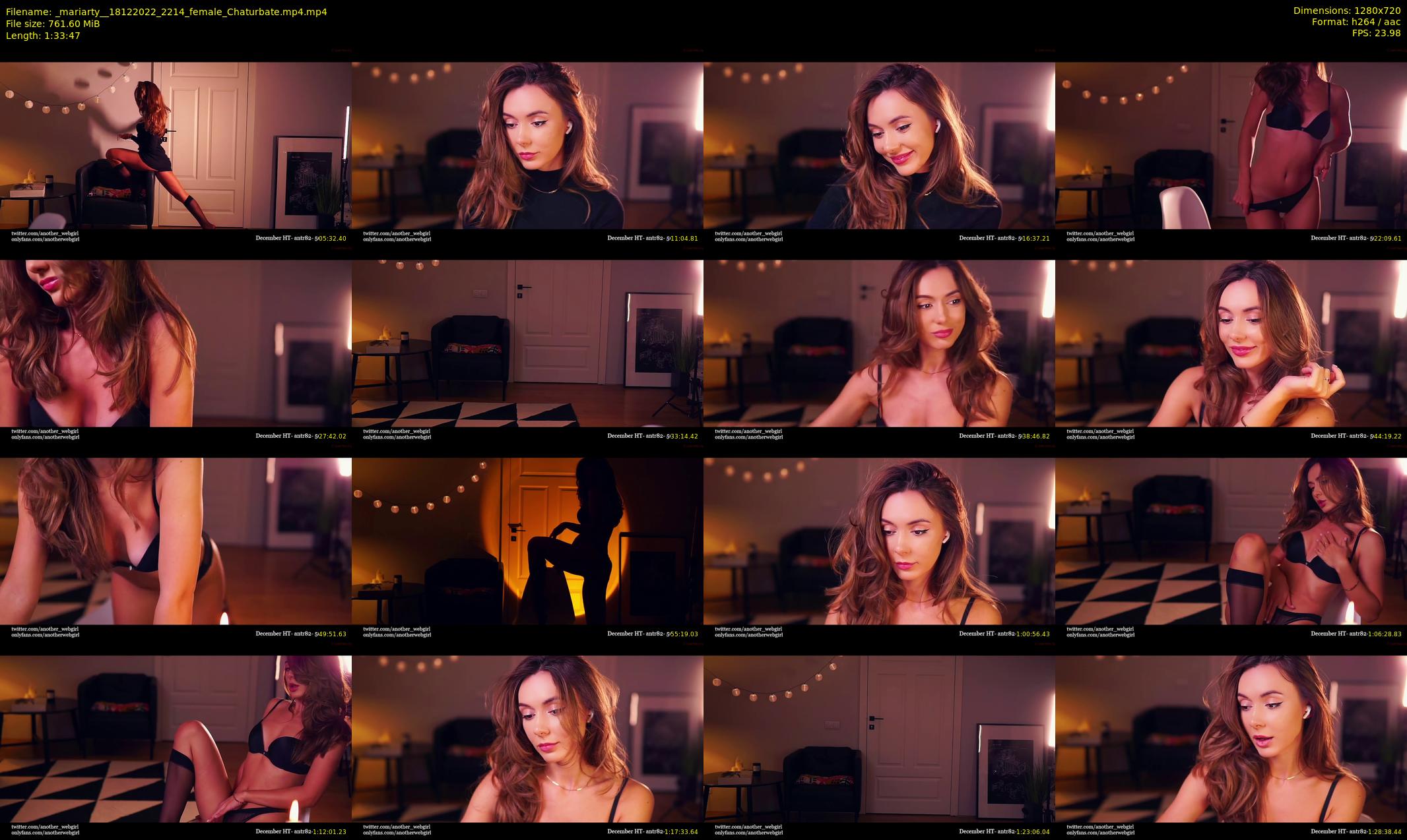 _mariarty_ — 94 minute Chaturbate female cam show recording, 720p, Dec 18, 2022