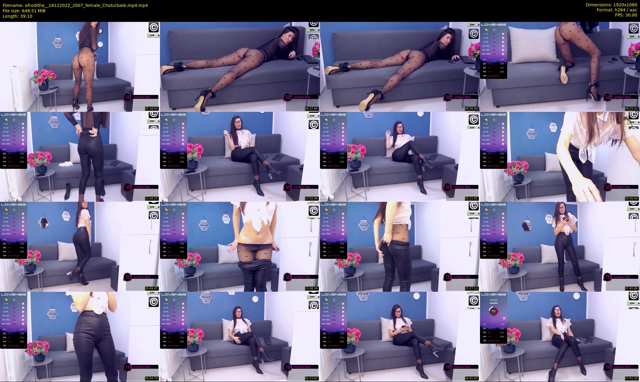 afroditha_ — 40 minute Chaturbate female cam show recording, 1080p, Dec 18, 2022