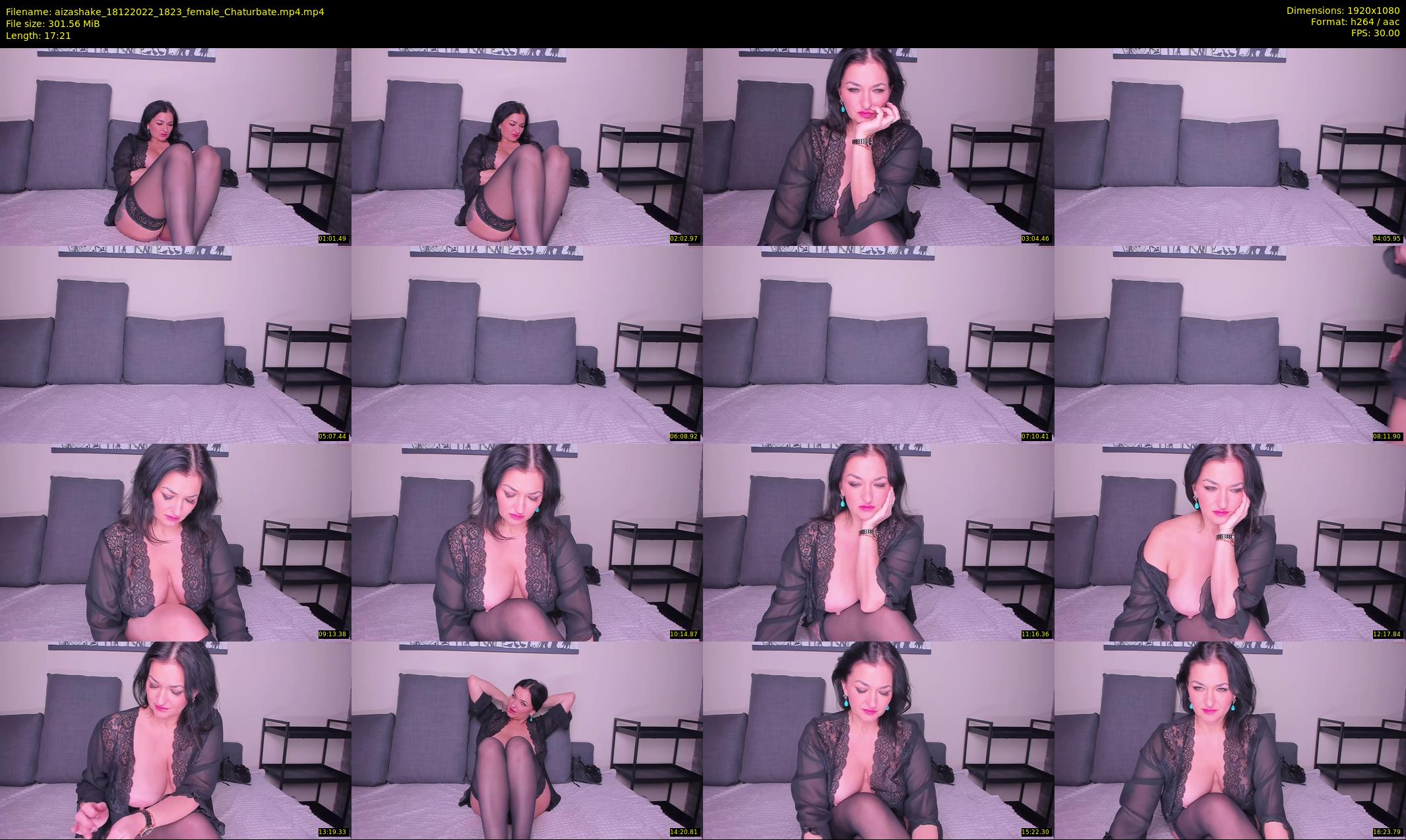 aizashake — 18 minute Chaturbate female cam show recording, 1080p, Dec 18, 2022