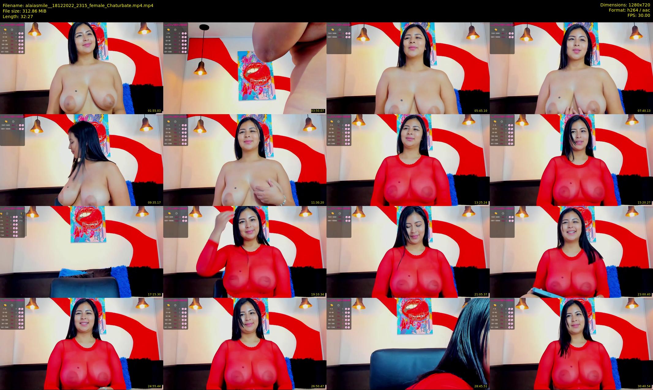 alaiasmile_ — 33 minute Chaturbate female cam show recording, 720p, Dec 18, 2022