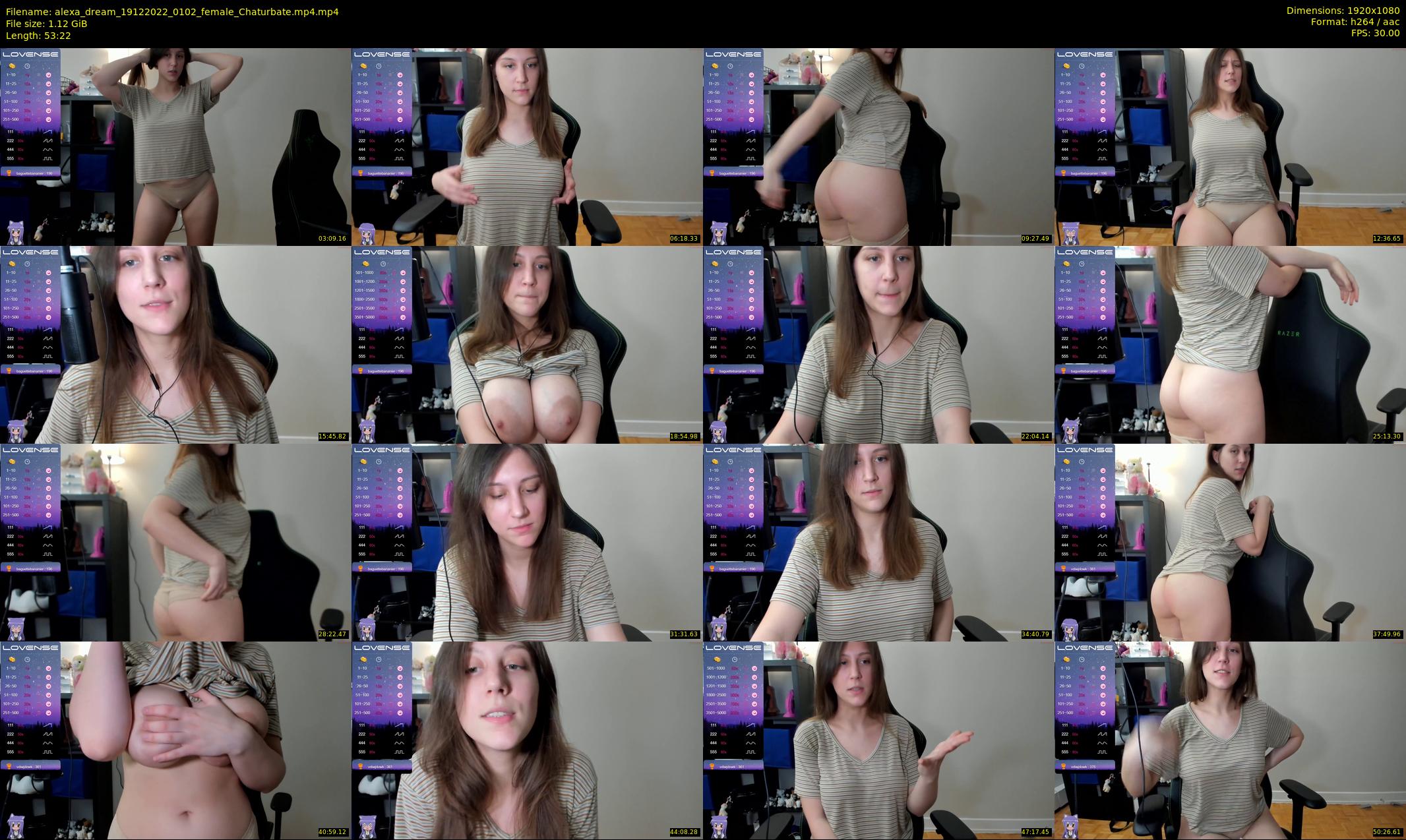 alexa_dream — 54 minute Chaturbate female cam show recording, 1080p, Dec 19, 2022