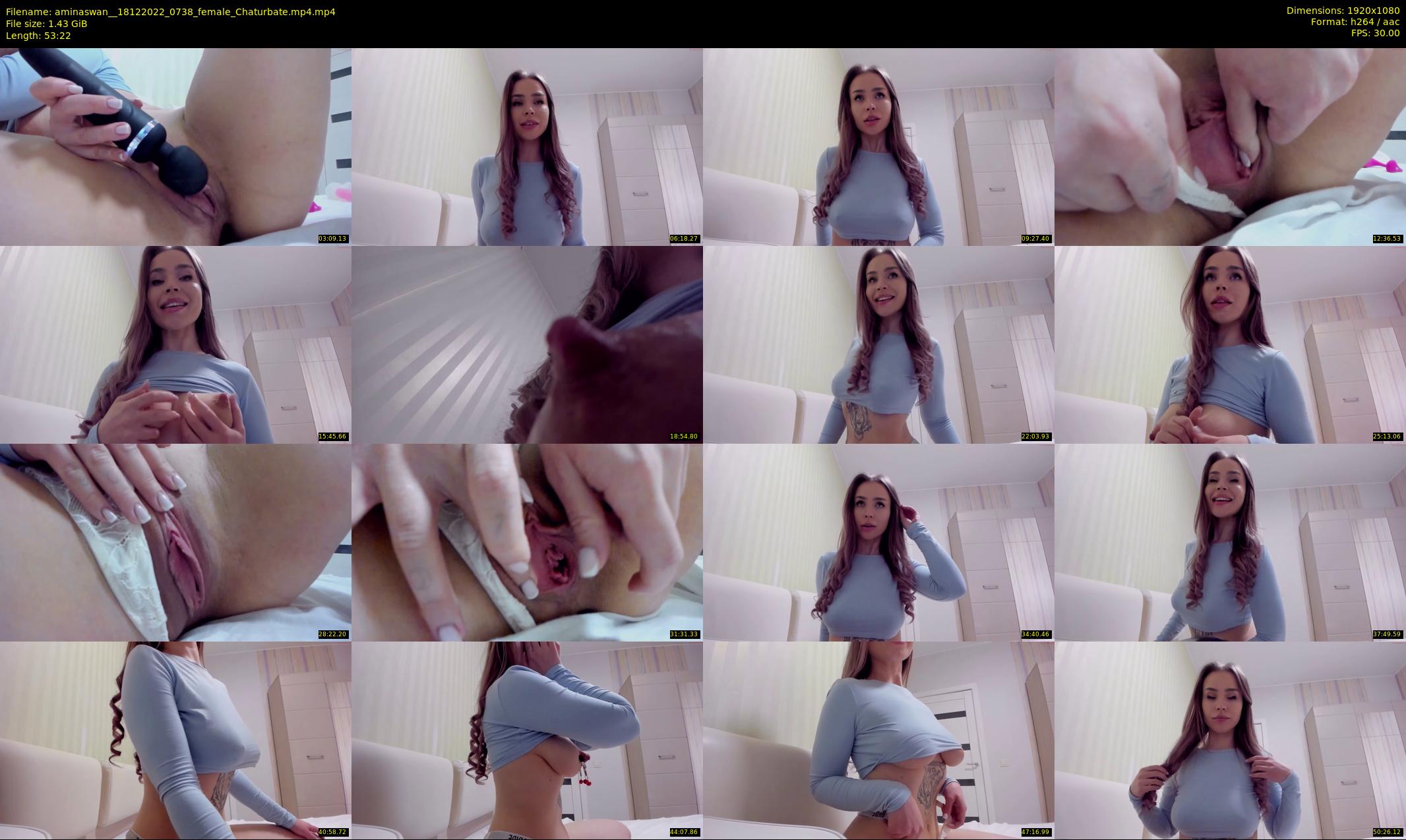 aminaswan_ — 54 minute Chaturbate female cam show recording, 1080p, Dec 18, 2022