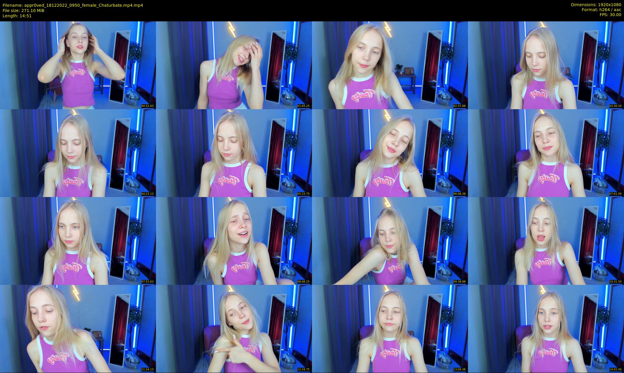 appr0ved — 15 minute Chaturbate female cam show recording, 1080p, Dec 18, 2022