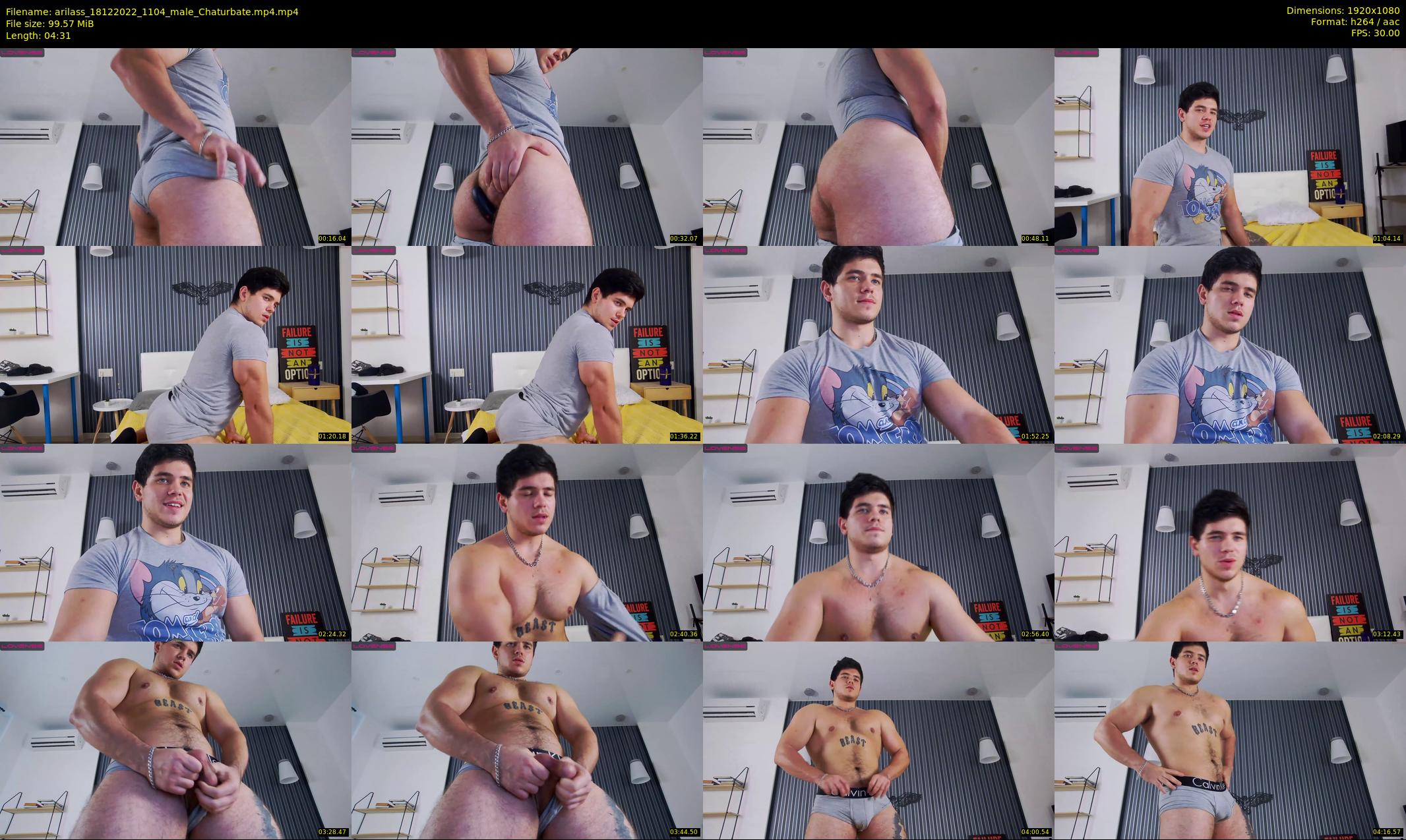 arilass — 5 minute Chaturbate male cam show recording, 1080p, Dec 18, 2022