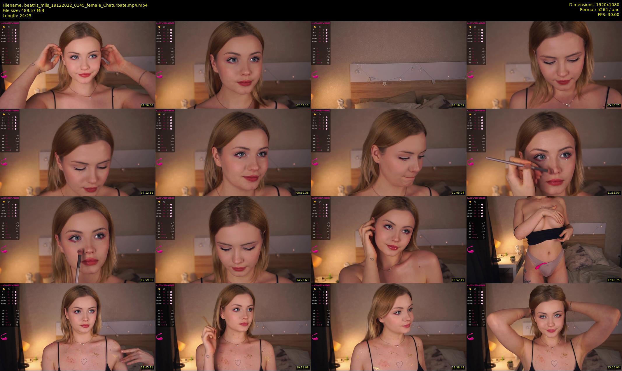 beatris_mils — 25 minute Chaturbate female cam show recording, 1080p, Dec 19, 2022