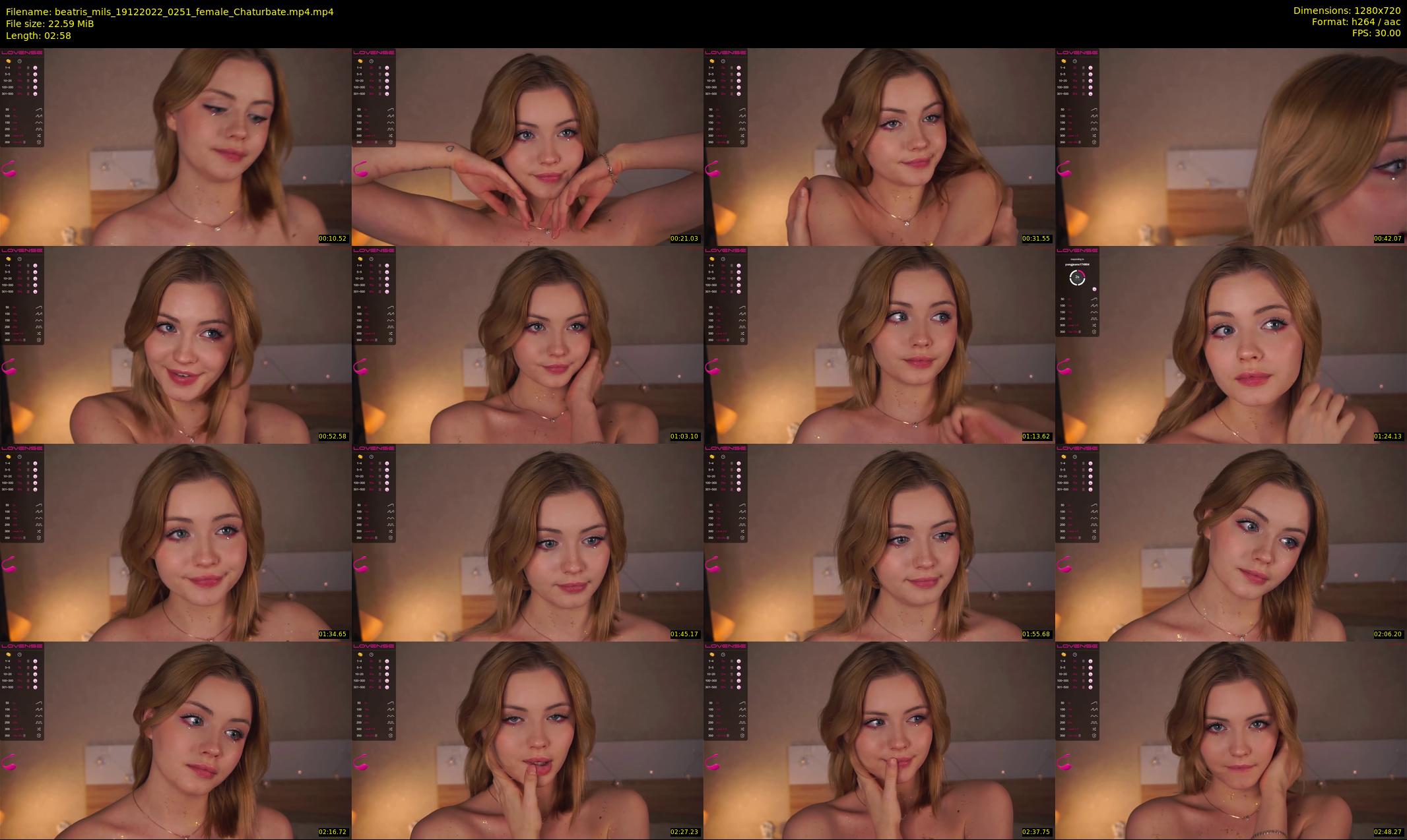 beatris_mils — 3 minute Chaturbate female cam show recording, 720p, Dec 19, 2022