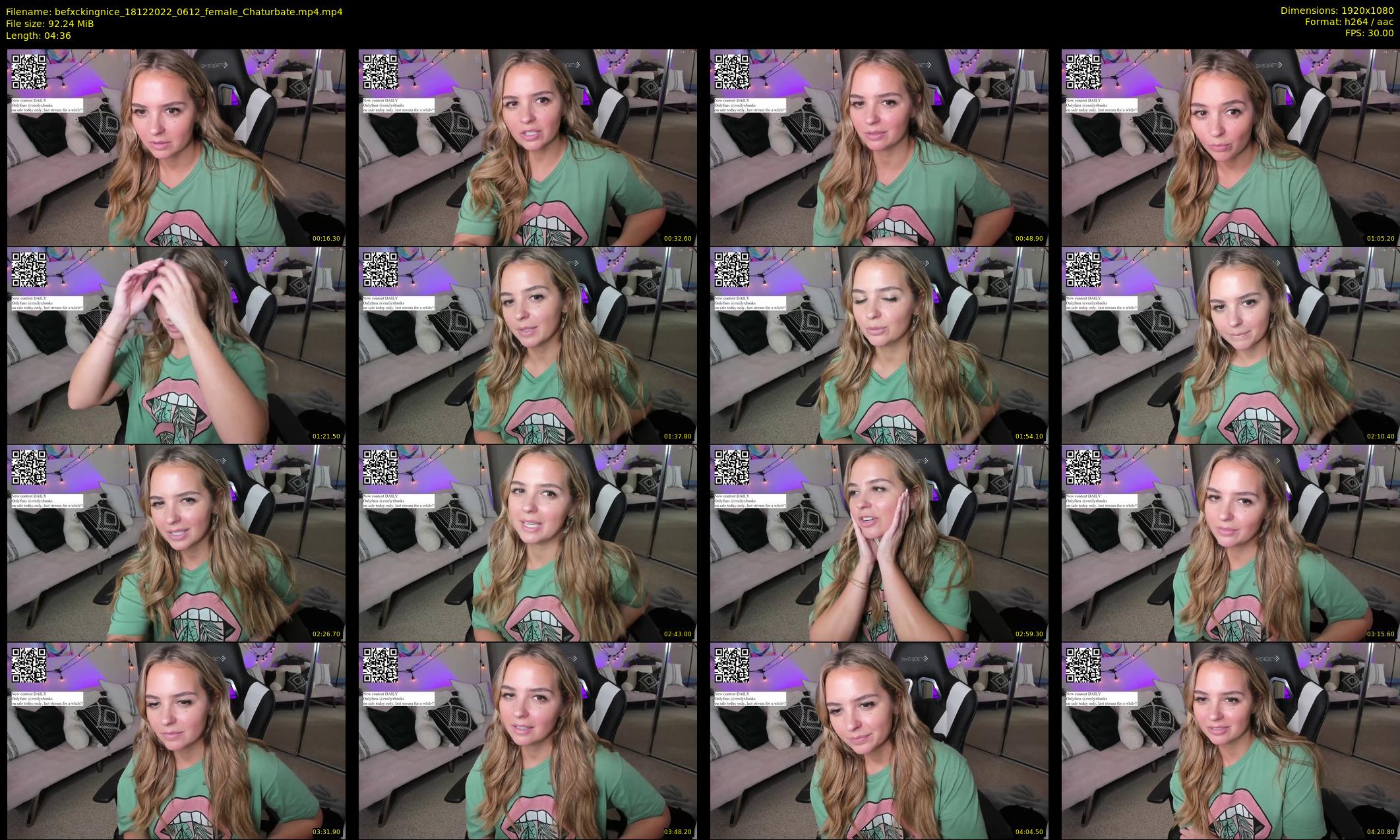 befxckingnice — 5 minute Chaturbate female cam show recording, 1080p, Dec 18, 2022