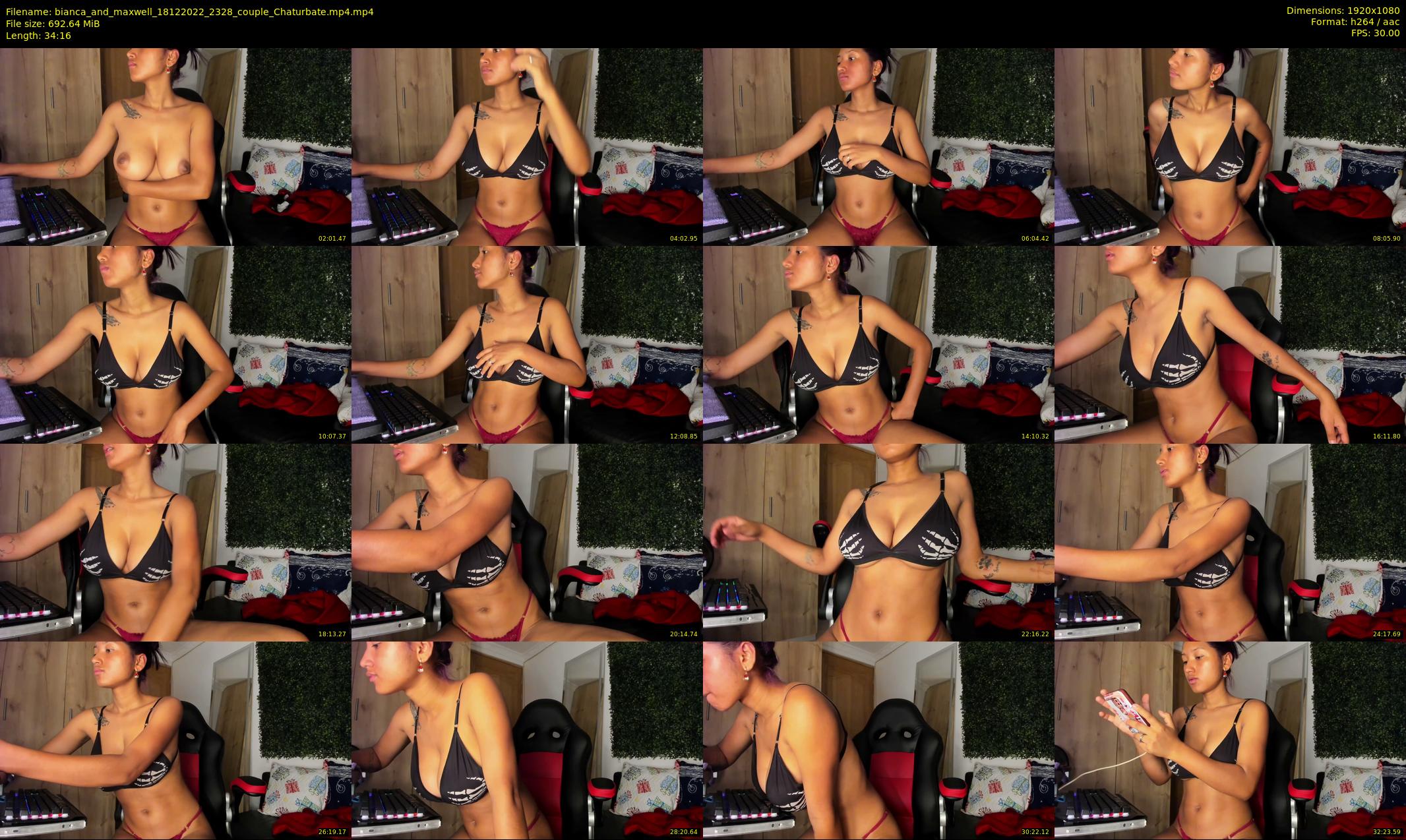 bianca_and_maxwell — 35 minute Chaturbate couple cam show recording, 1080p, Dec 18, 2022