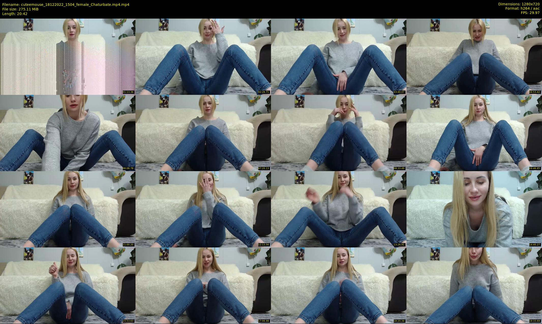 cuteemouse — 21 minute Chaturbate female cam show recording, 720p, Dec 18, 2022