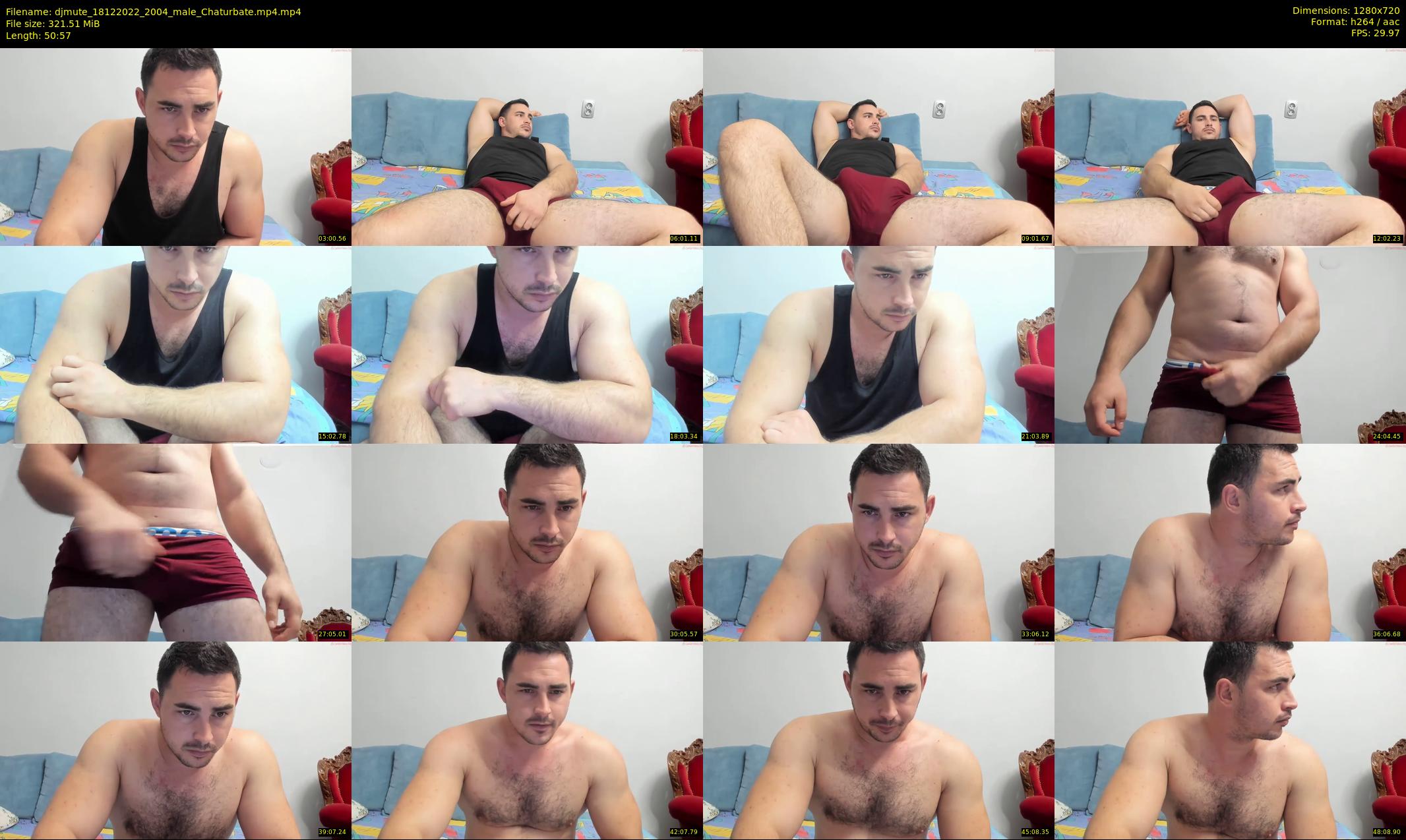 djmute — 51 minute Chaturbate male cam show recording, 720p, Dec 18, 2022