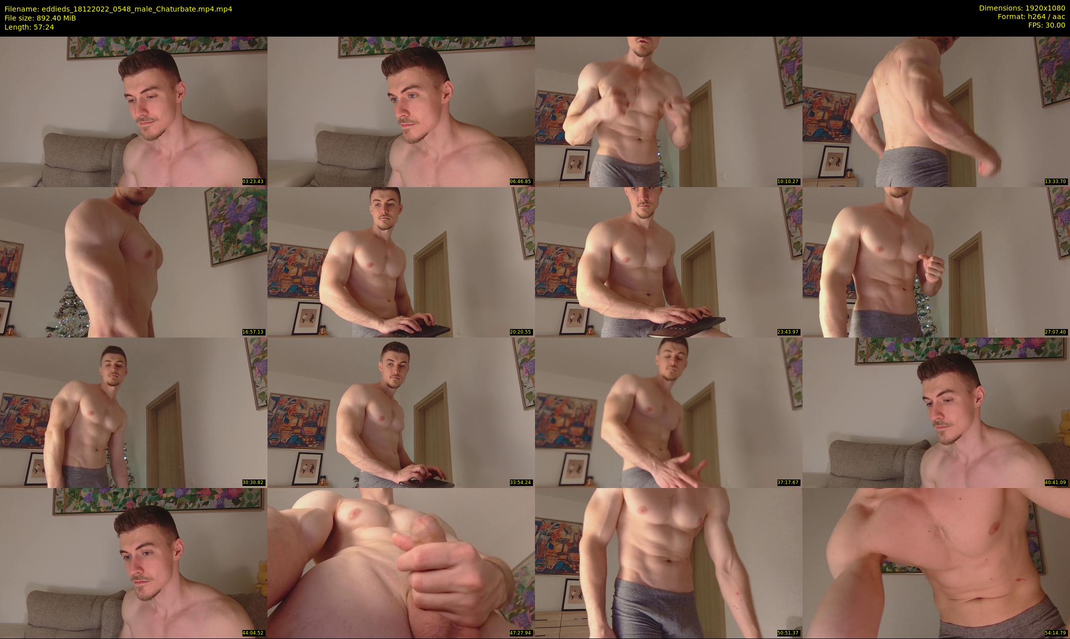 eddieds — 58 minute Chaturbate male cam show recording, 1080p, Dec 18, 2022