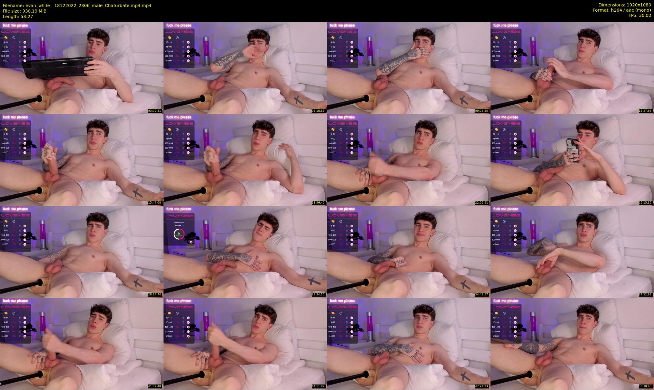 evan_white_ — 54 minute Chaturbate male cam show recording, 1080p, Dec 18, 2022