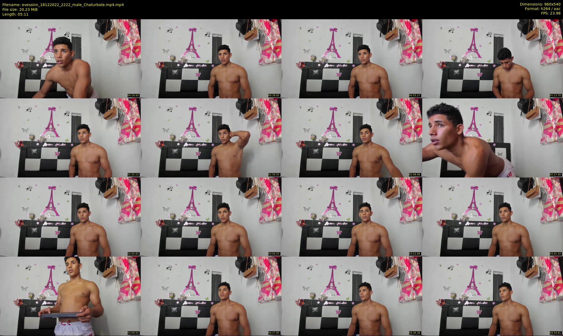 evessinn — 6 minute Chaturbate male cam show recording, 480p, Dec 18, 2022