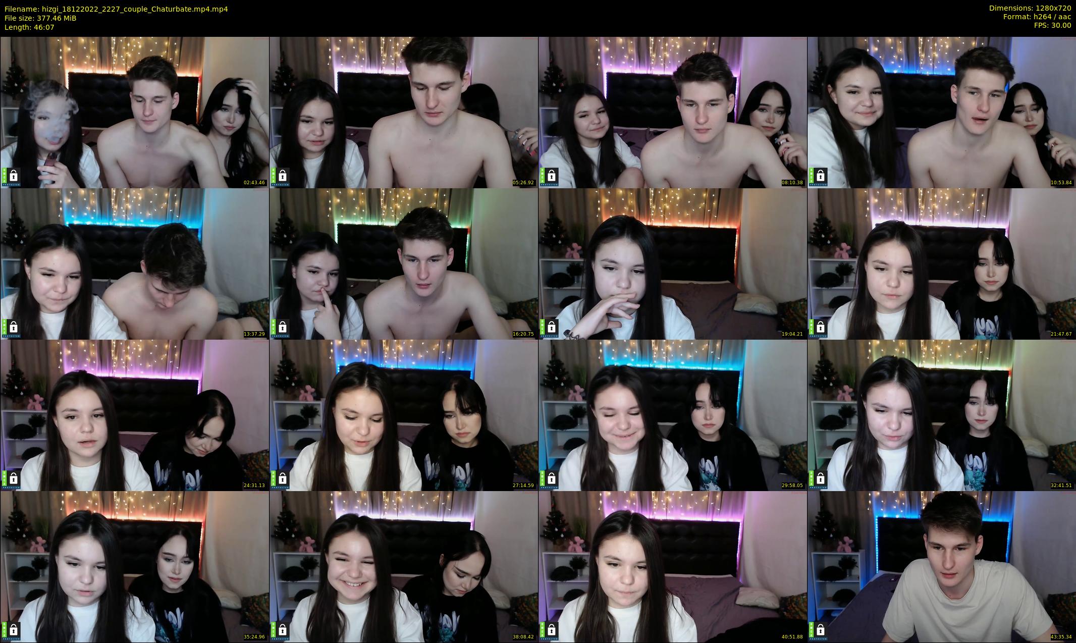 hizgi — 47 minute Chaturbate couple cam show recording, 720p, Dec 18, 2022