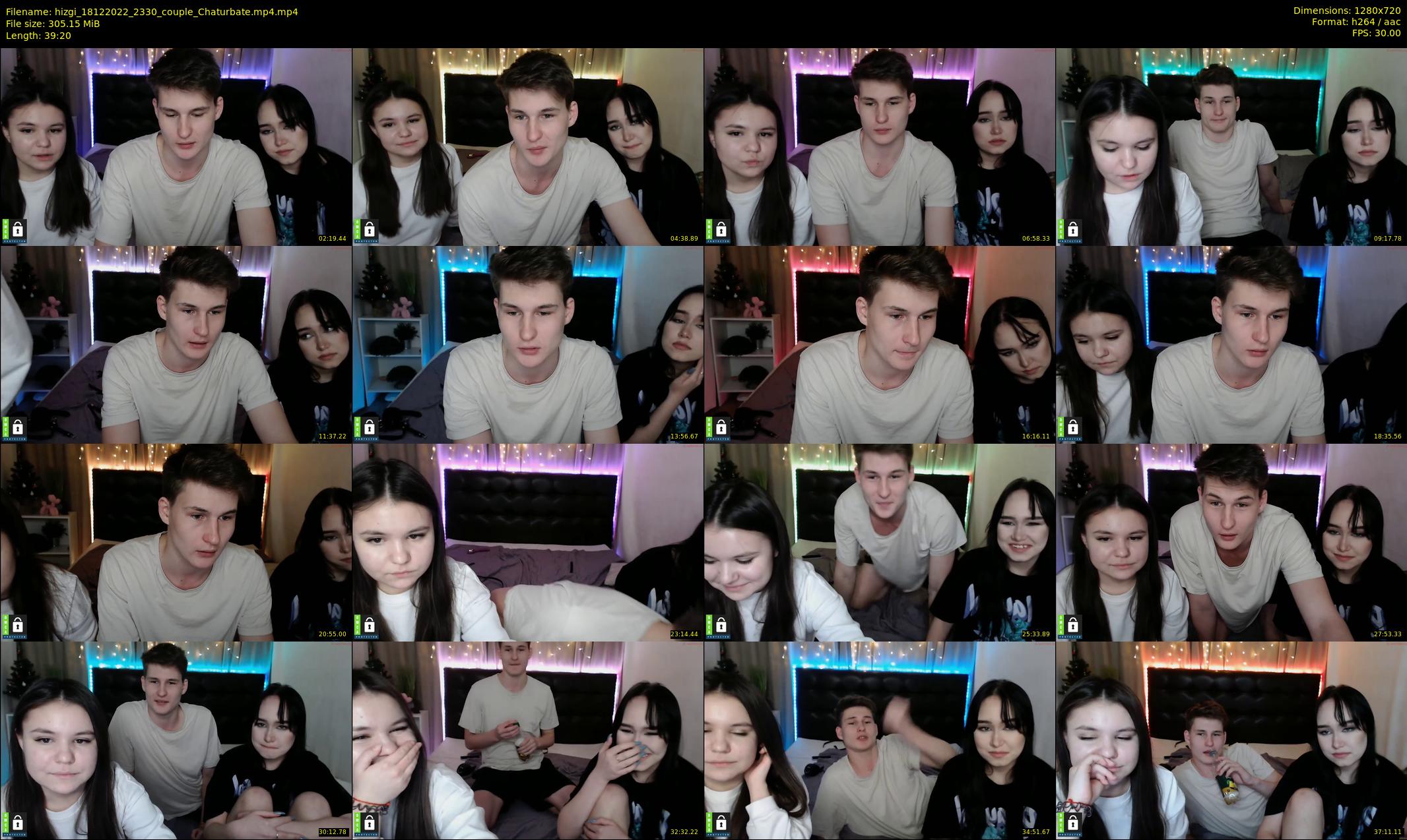 hizgi — 40 minute Chaturbate couple cam show recording, 720p, Dec 18, 2022