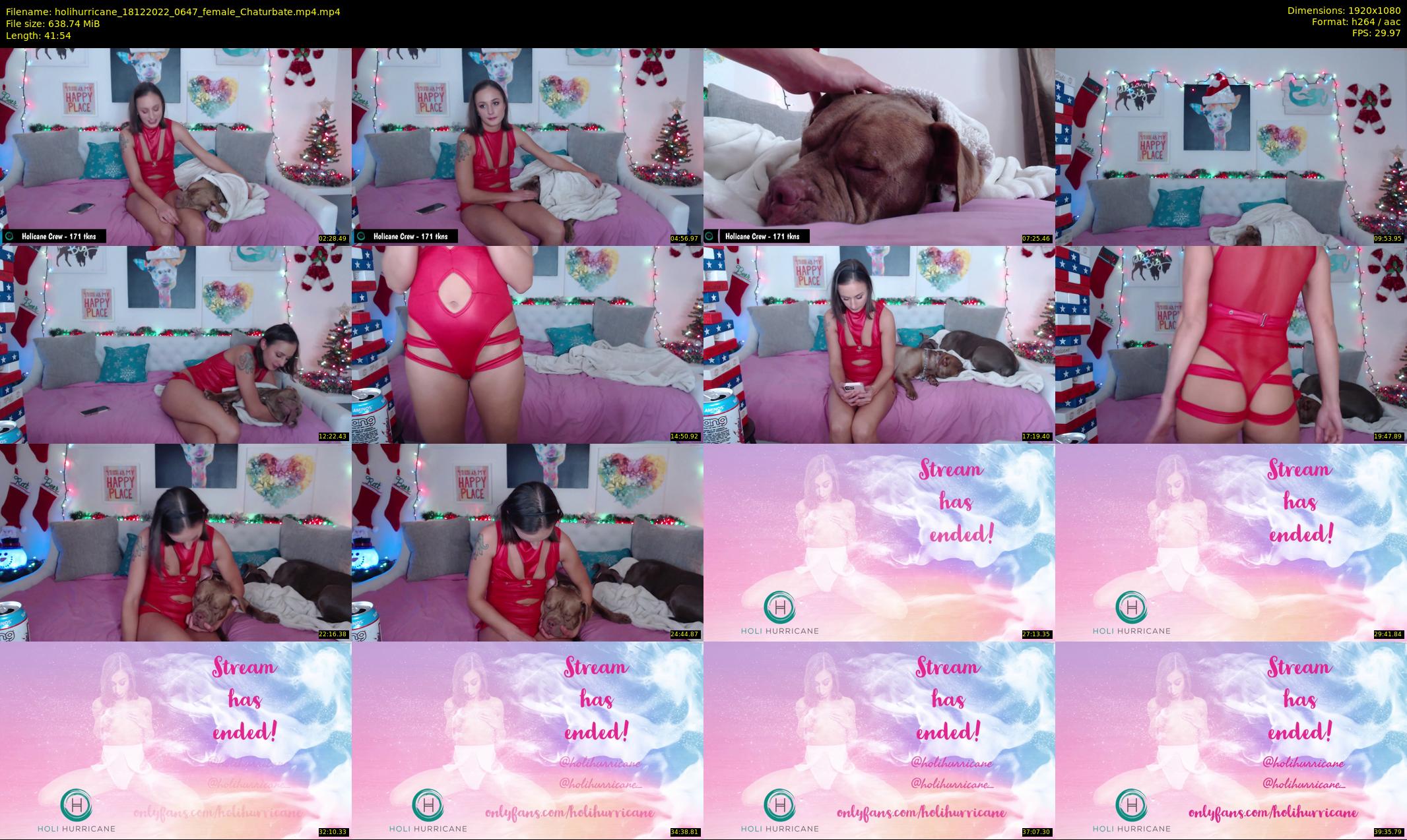 holihurricane — 42 minute Chaturbate female cam show recording, 1080p, Dec 18, 2022