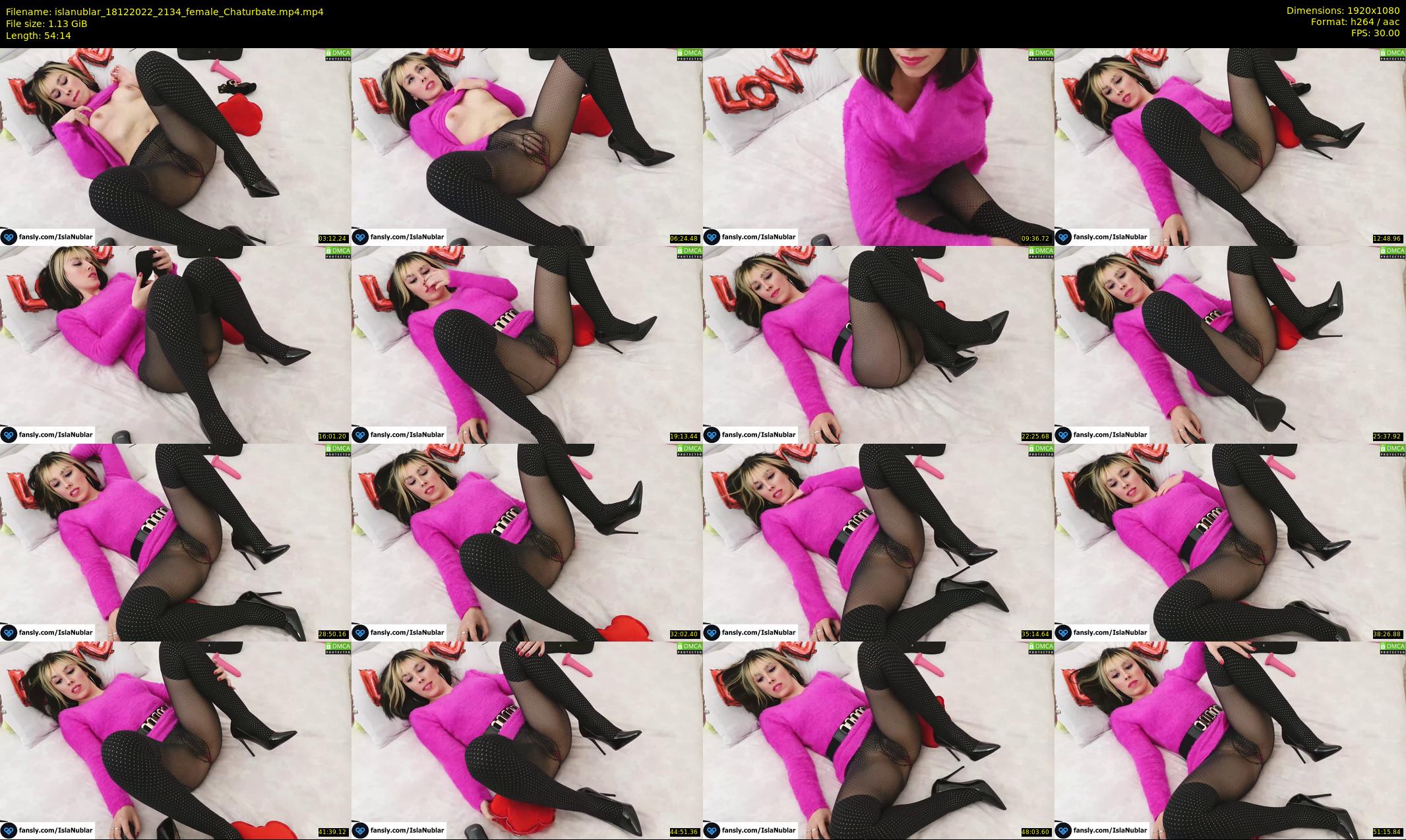 islanublar — 55 minute Chaturbate female cam show recording, 1080p, Dec 18, 2022