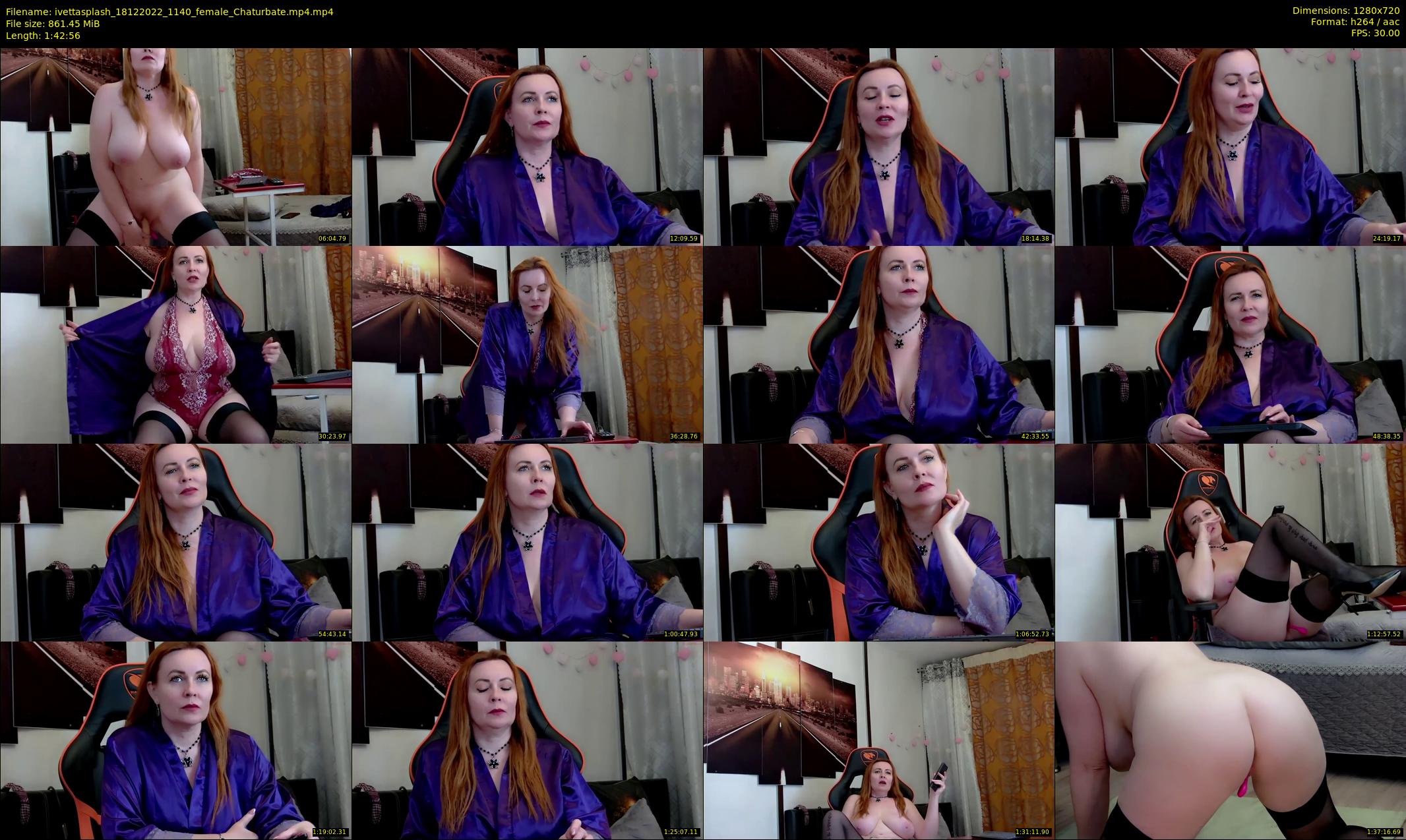 ivettasplash — 103 minute Chaturbate female cam show recording, 720p, Dec 18, 2022