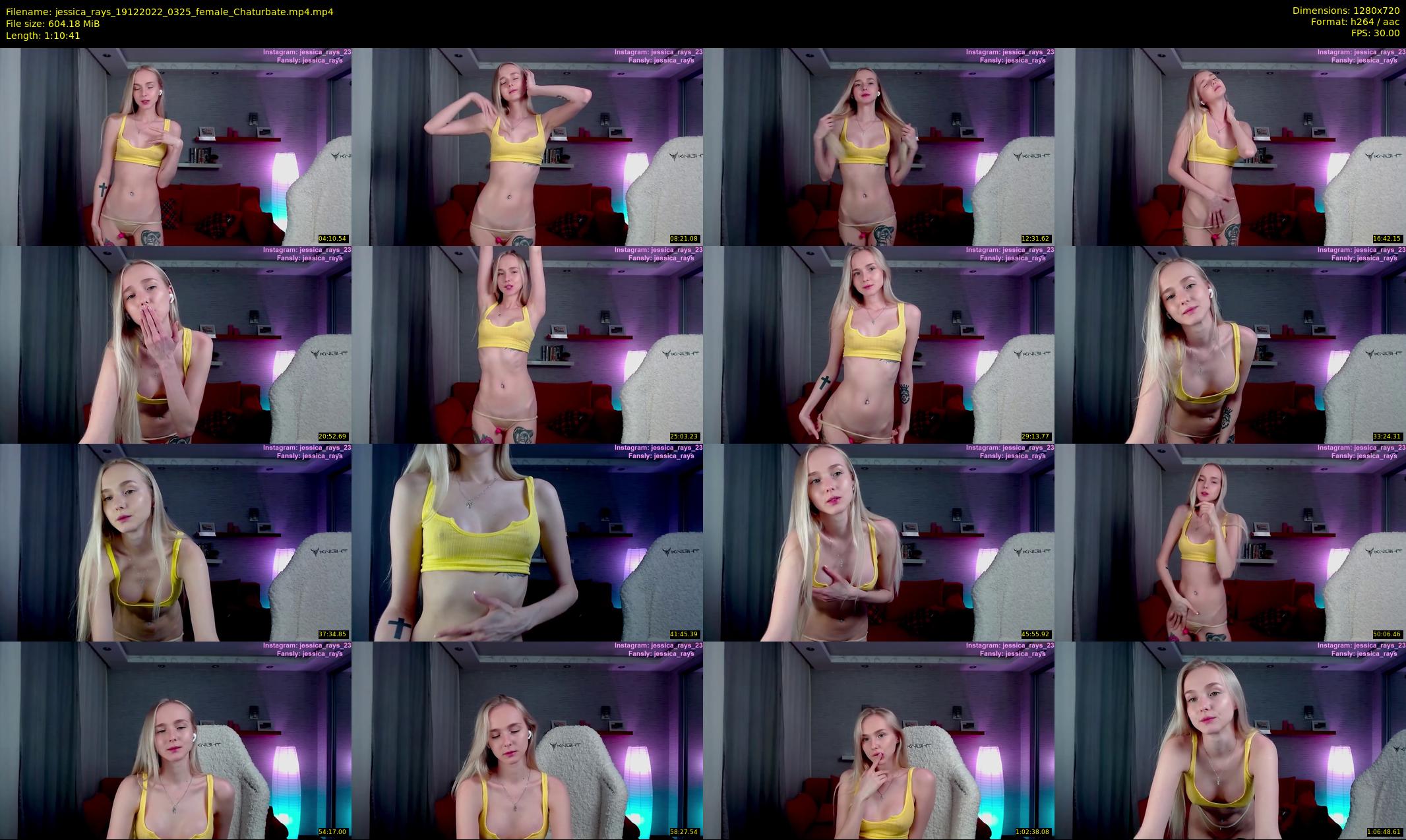 jessica_rays — 71 minute Chaturbate couple cam show recording, 720p, Dec 19, 2022