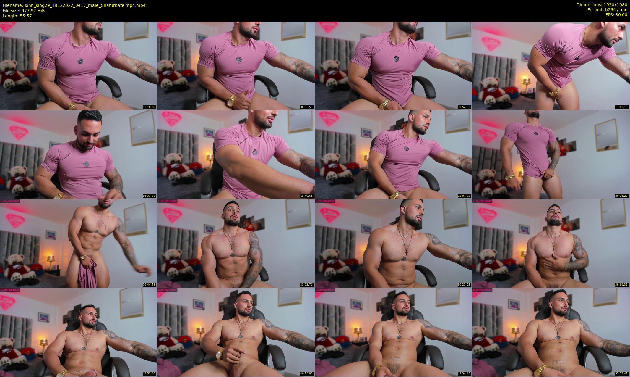 john_king29 — 56 minute Chaturbate male cam show recording, 1080p, Dec 19, 2022