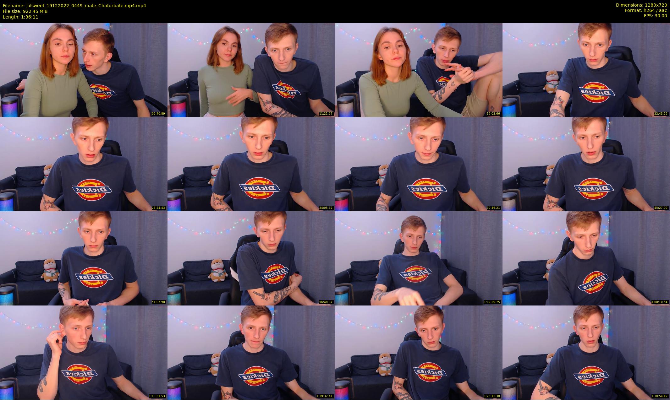 julsweet — 97 minute Chaturbate male cam show recording, 720p, Dec 19, 2022