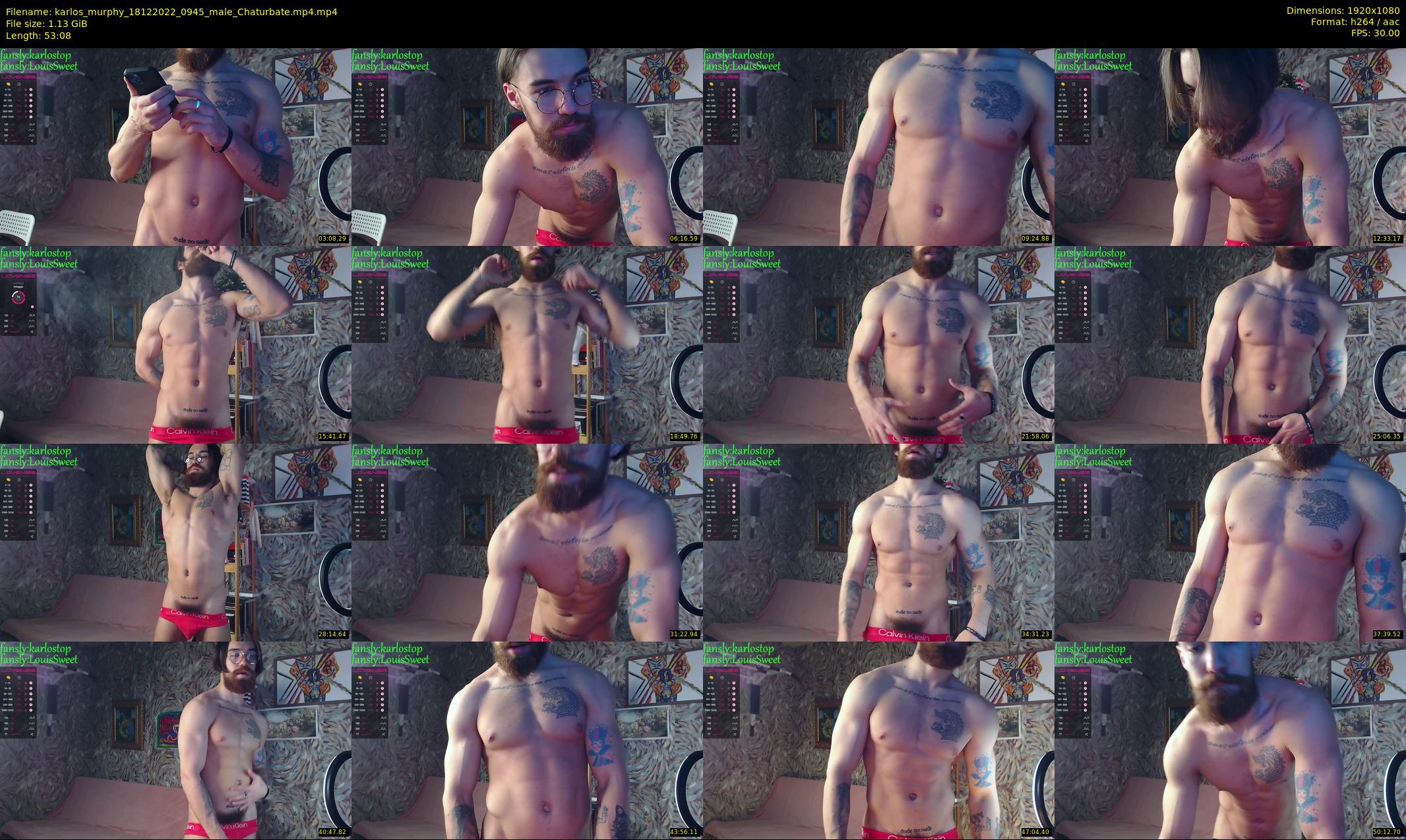 karlos_murphy — 54 minute Chaturbate male cam show recording, 1080p, Dec 18, 2022