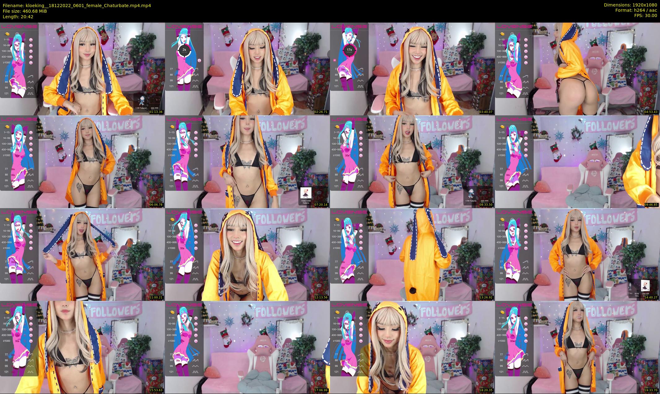 kloeking_ — 21 minute Chaturbate female cam show recording, 1080p, Dec 18, 2022