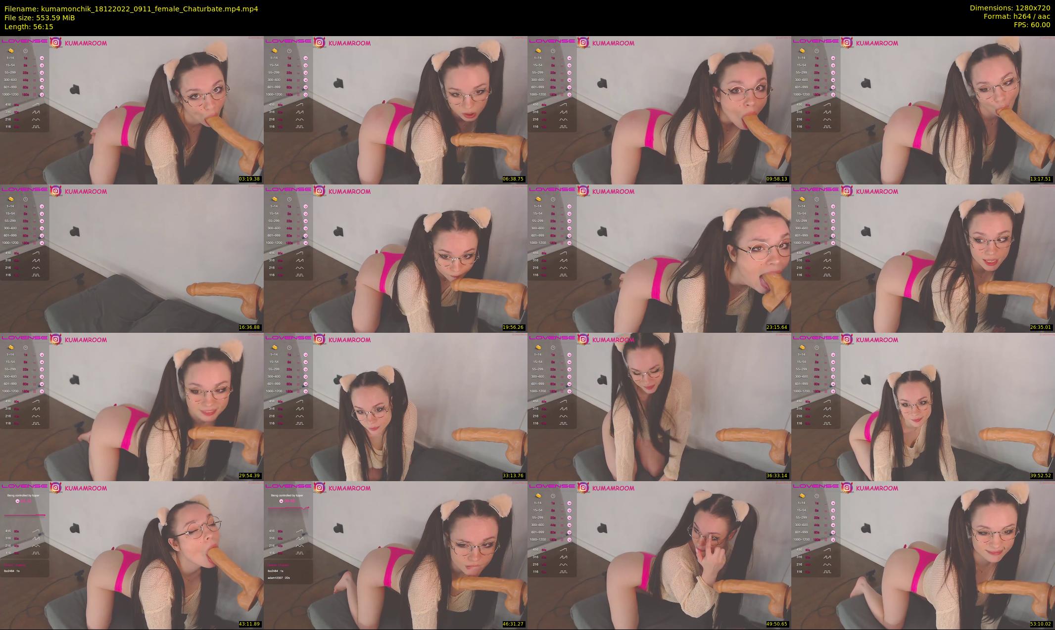 kumamonchik — 57 minute Chaturbate couple cam show recording, 720p, Dec 18, 2022