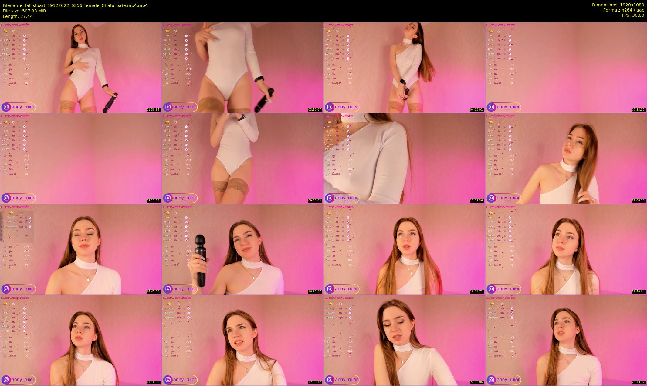 lallistuart — 28 minute Chaturbate female cam show recording, 1080p, Dec 19, 2022