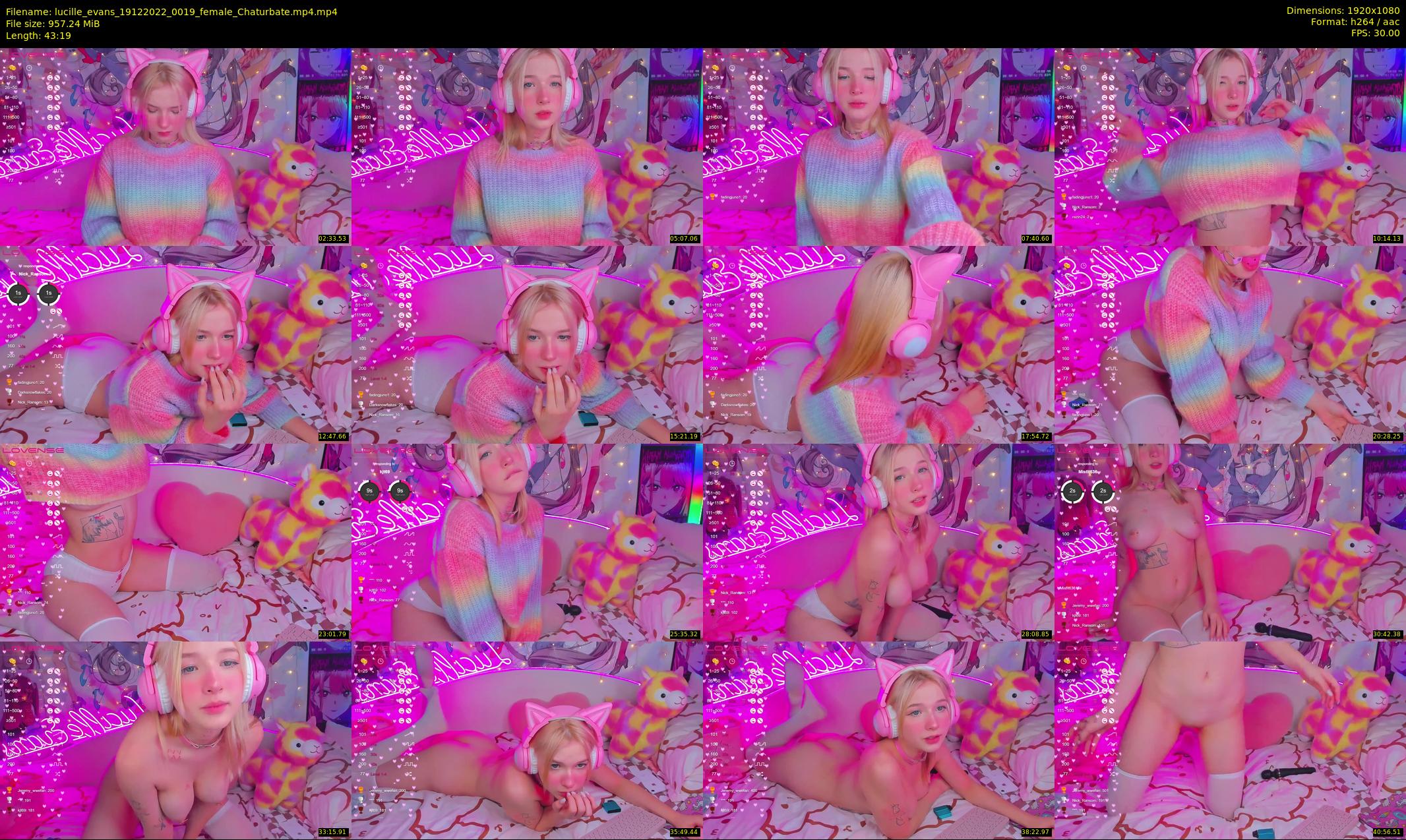 lucille_evans — 44 minute Chaturbate female cam show recording, 1080p, Dec 19, 2022