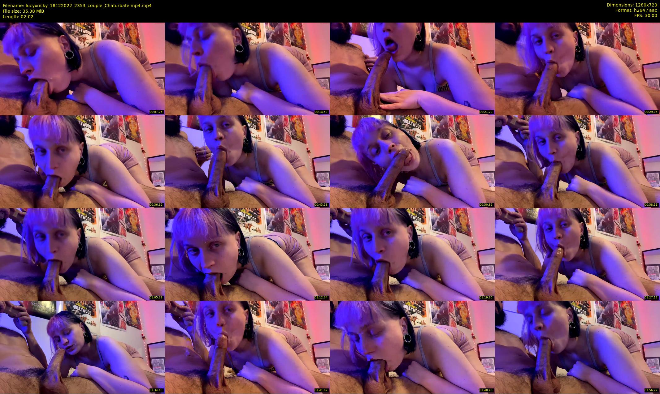 lucyxricky — 3 minute Chaturbate couple cam show recording, 720p, Dec 18, 2022