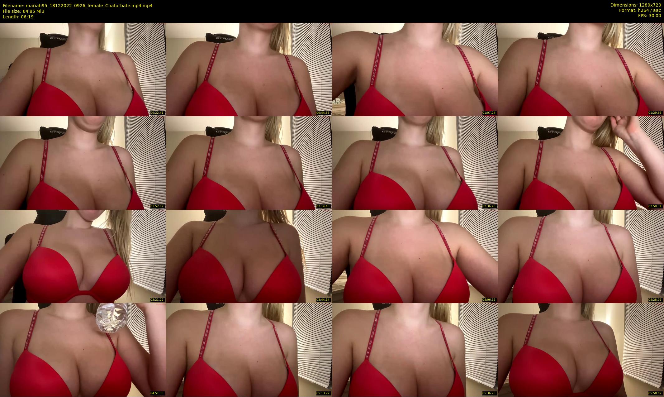 mariah95 — 7 minute Chaturbate female cam show recording, 720p, Dec 18, 2022