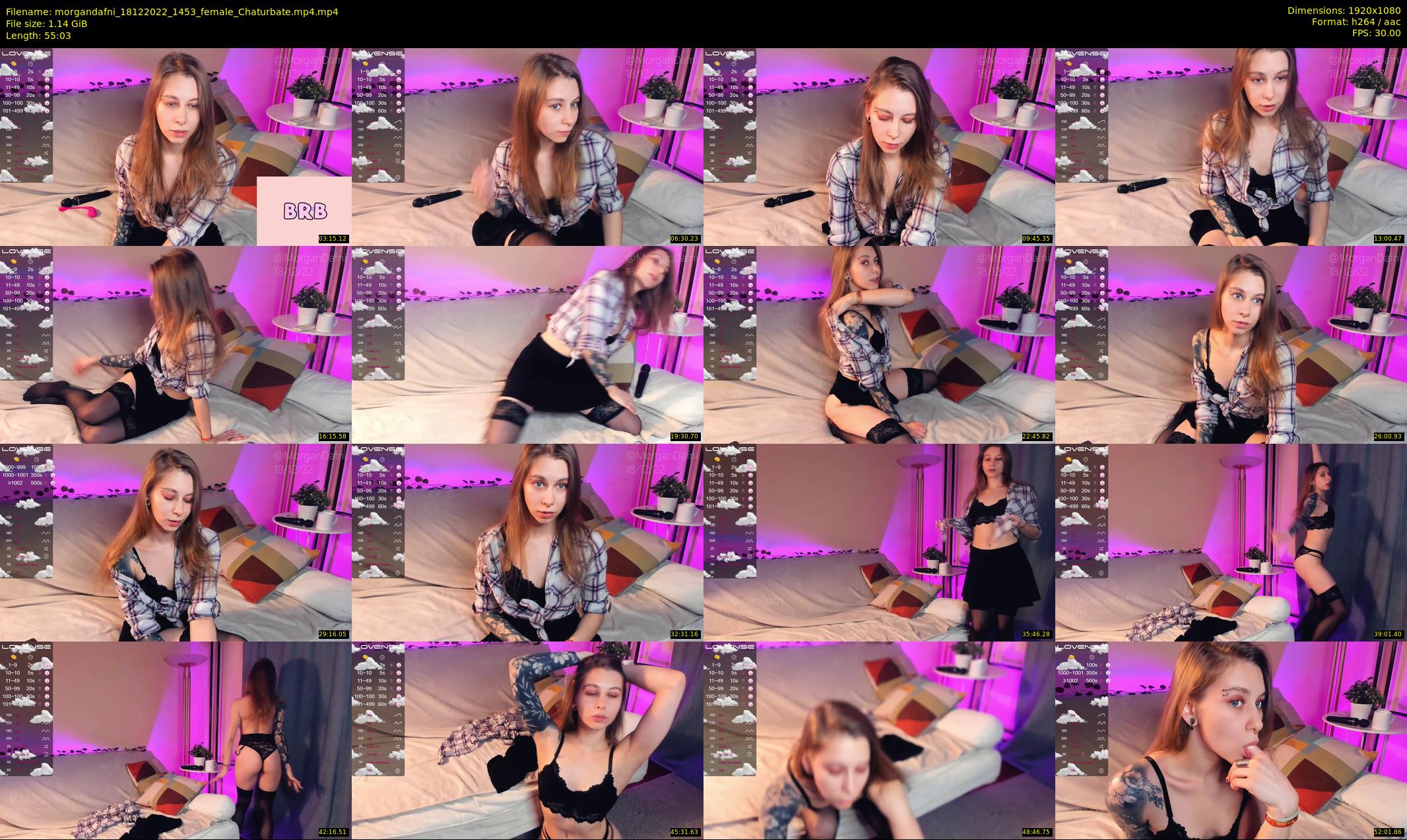 morgandafni — 56 minute Chaturbate couple cam show recording, 1080p, Dec 18, 2022