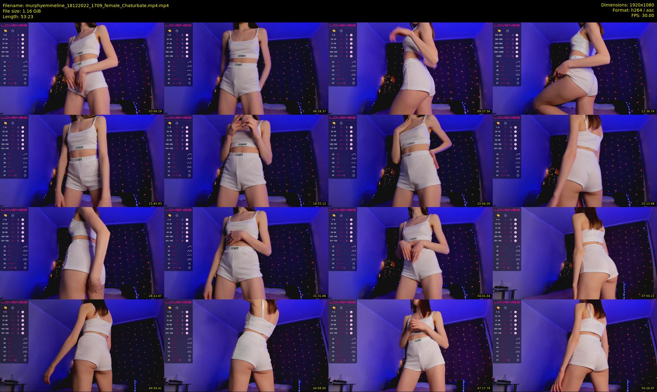 murphyemmeline — 54 minute Chaturbate female cam show recording, 1080p, Dec 18, 2022