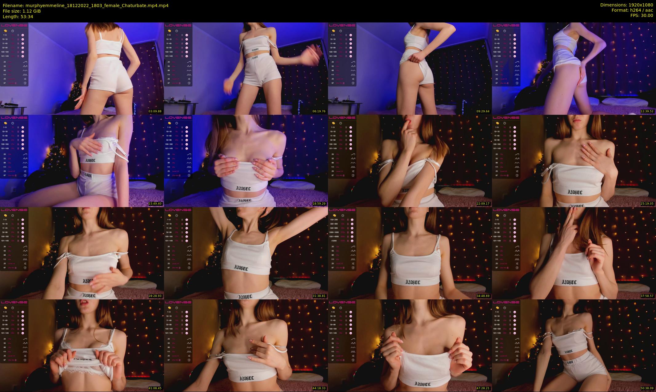 murphyemmeline — 54 minute Chaturbate female cam show recording, 1080p, Dec 18, 2022
