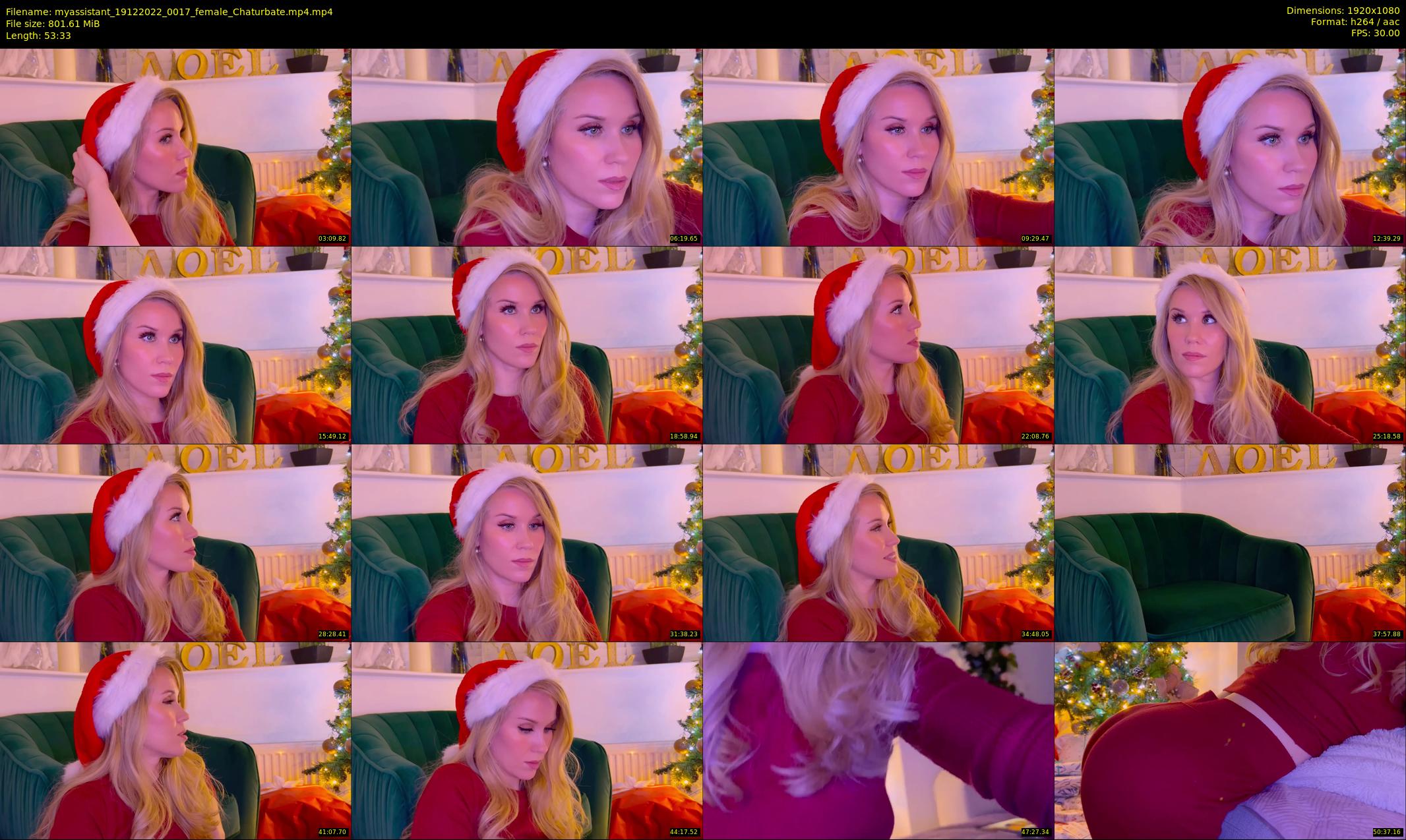 myassistant — 54 minute Chaturbate female cam show recording, 1080p, Dec 19, 2022