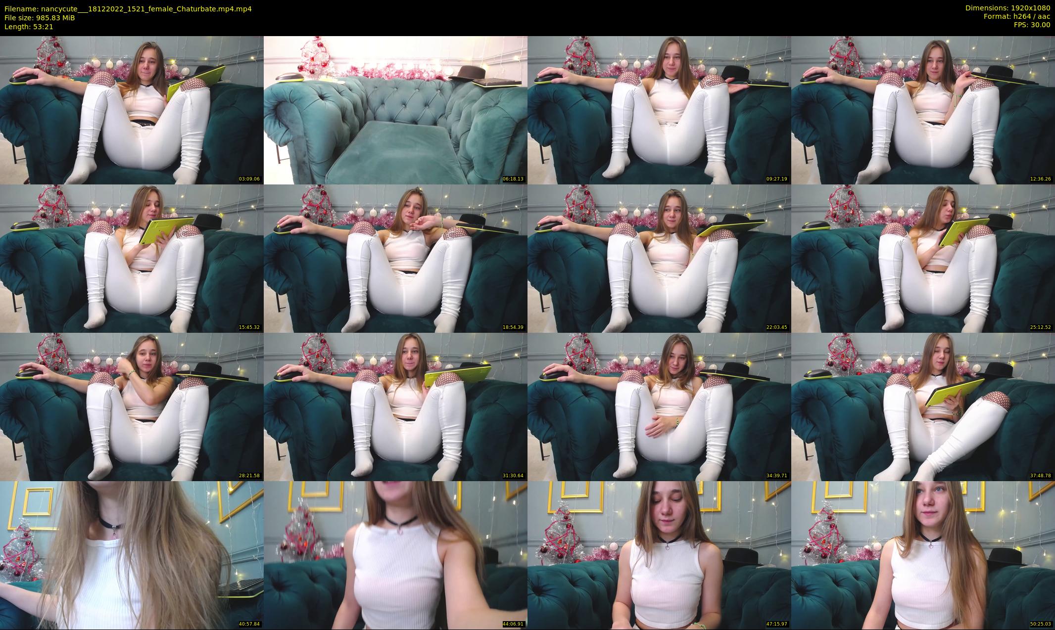 nancycute__ — 54 minute Chaturbate female cam show recording, 1080p, Dec 18, 2022